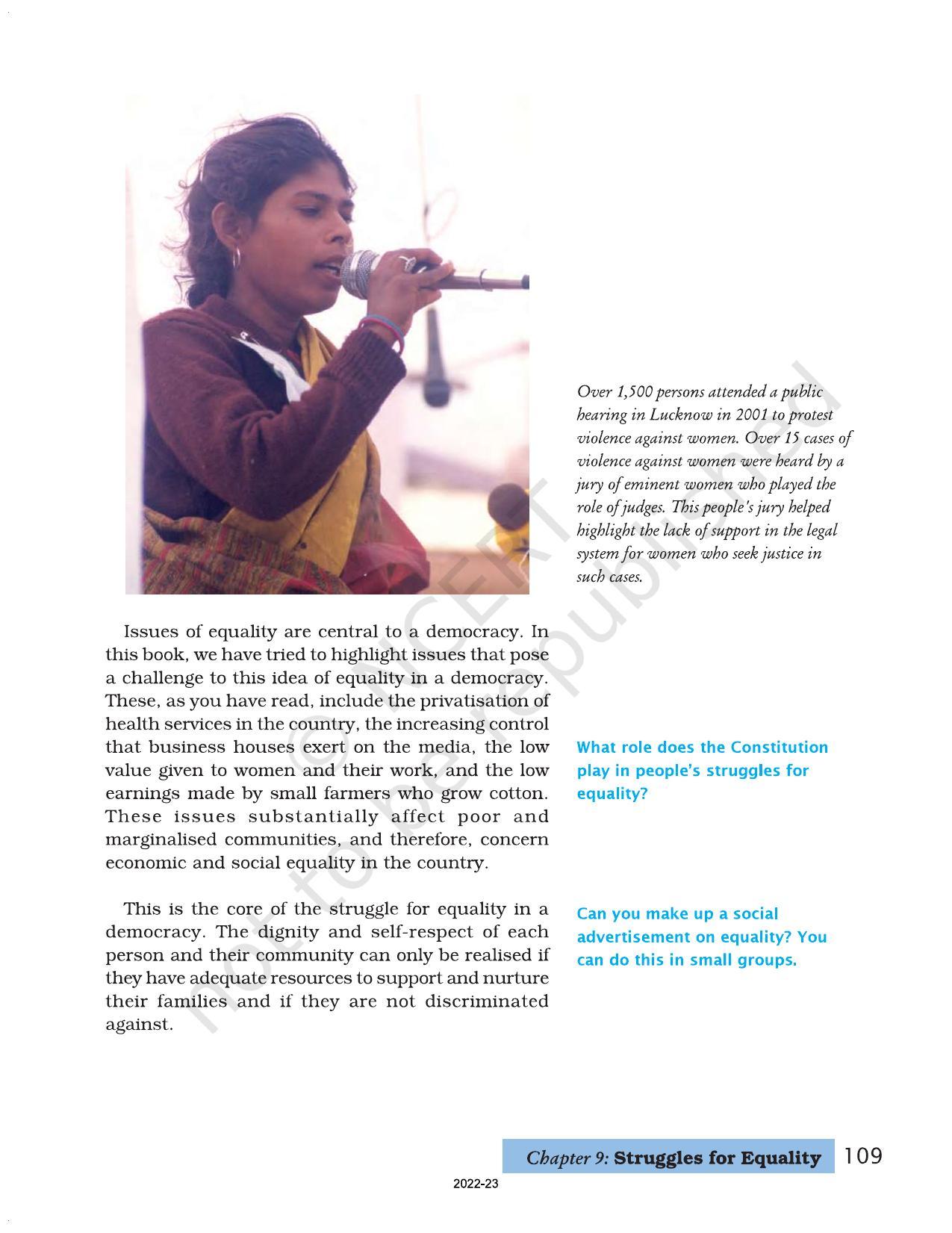 NCERT Book for Class 7 Social Science(Civics): Chapter 9-Struggles for Equality - Page 8