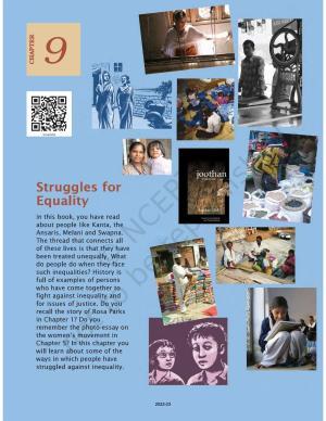NCERT Book for Class 7 Social Science(Civics): Chapter 9-Struggles for Equality