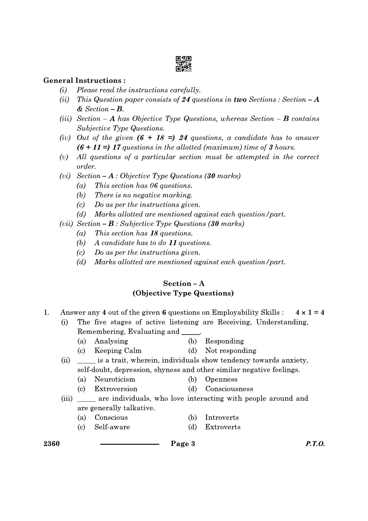 CBSE Class 12 Library & Information Science 2024 Question Paper - Page 3