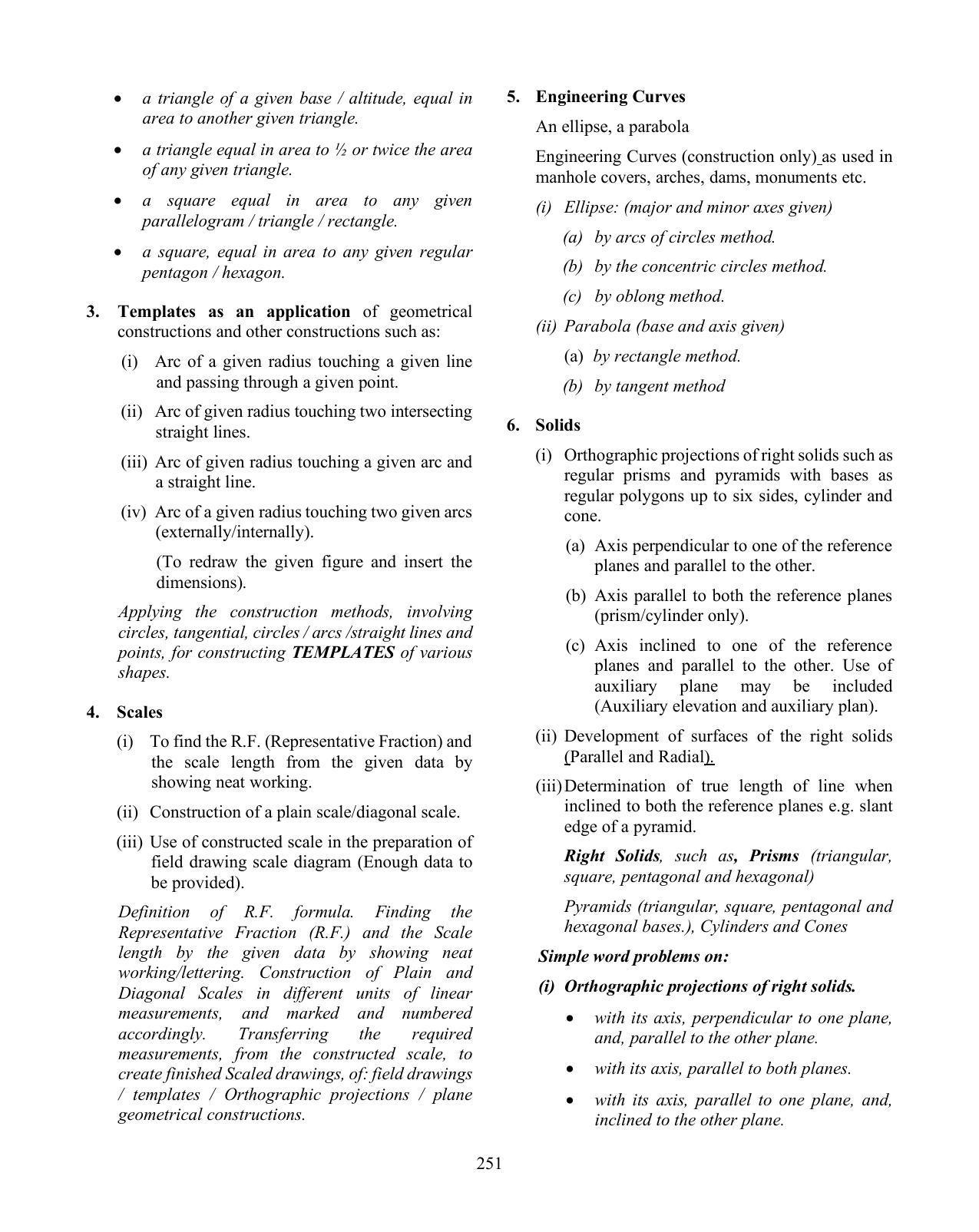 ICSE Technical Drawing Applications Syllabus 2026 - Page 5