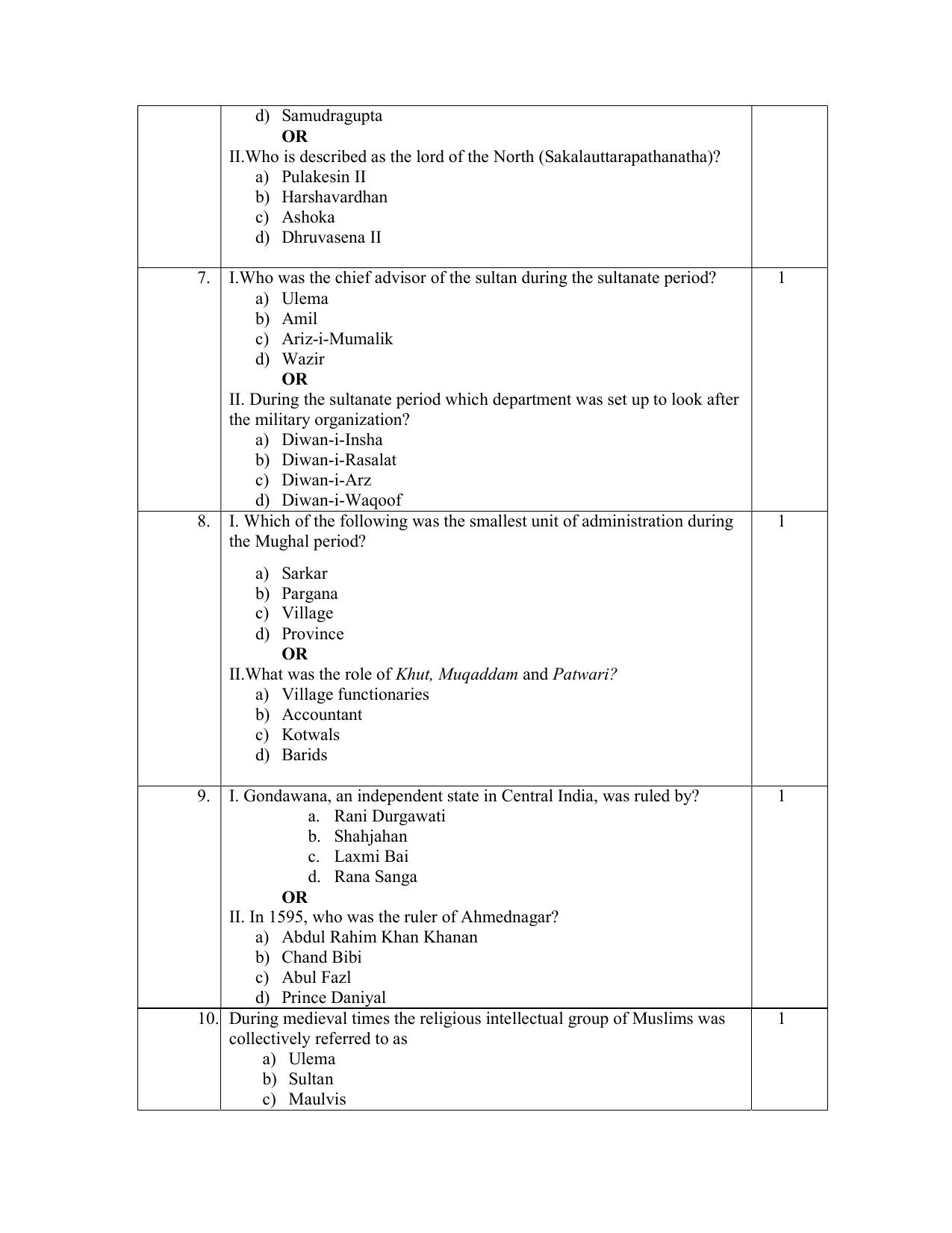 NIOS Class 12 History Sample Paper - Page 3