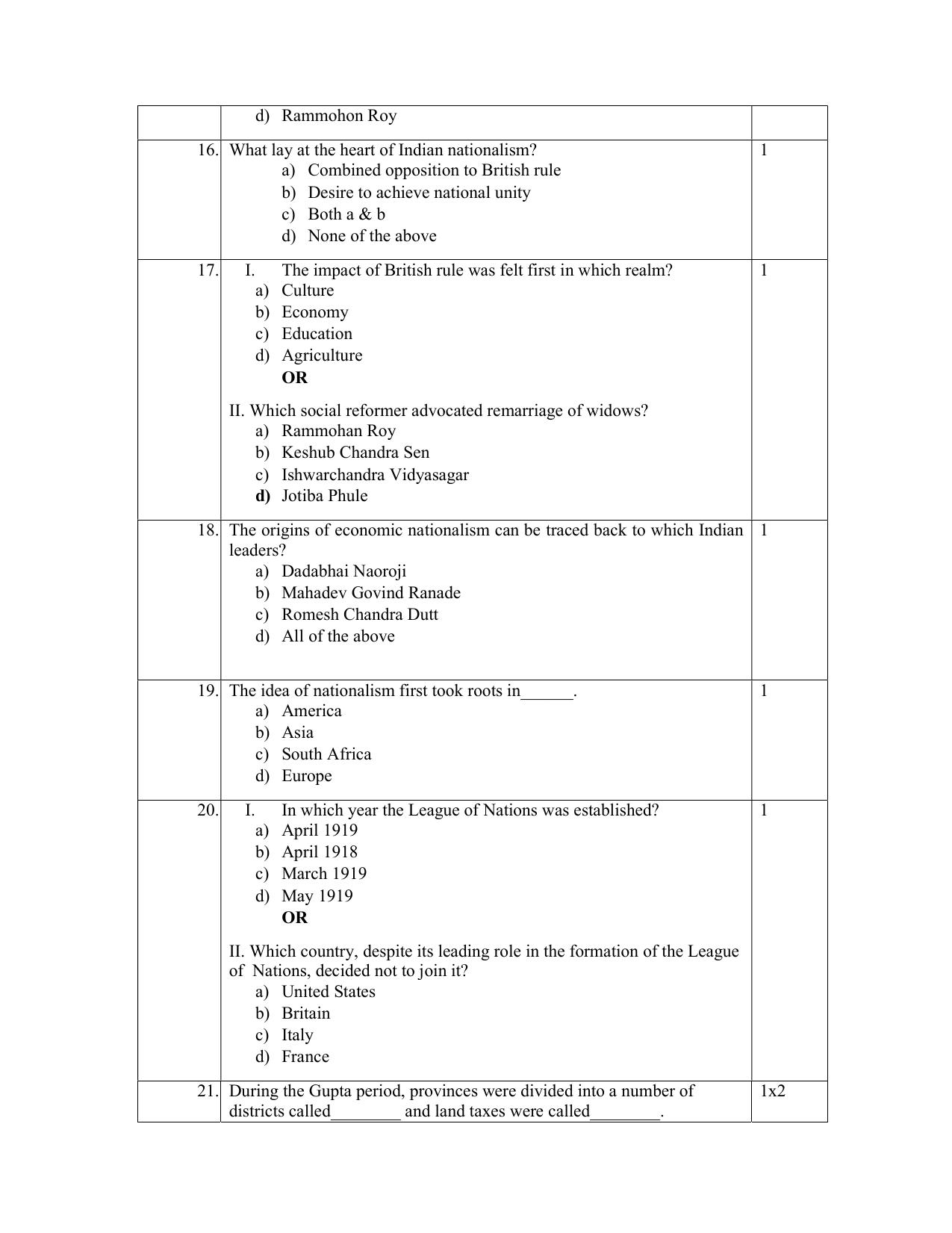 NIOS Class 12 History Sample Paper - Page 5