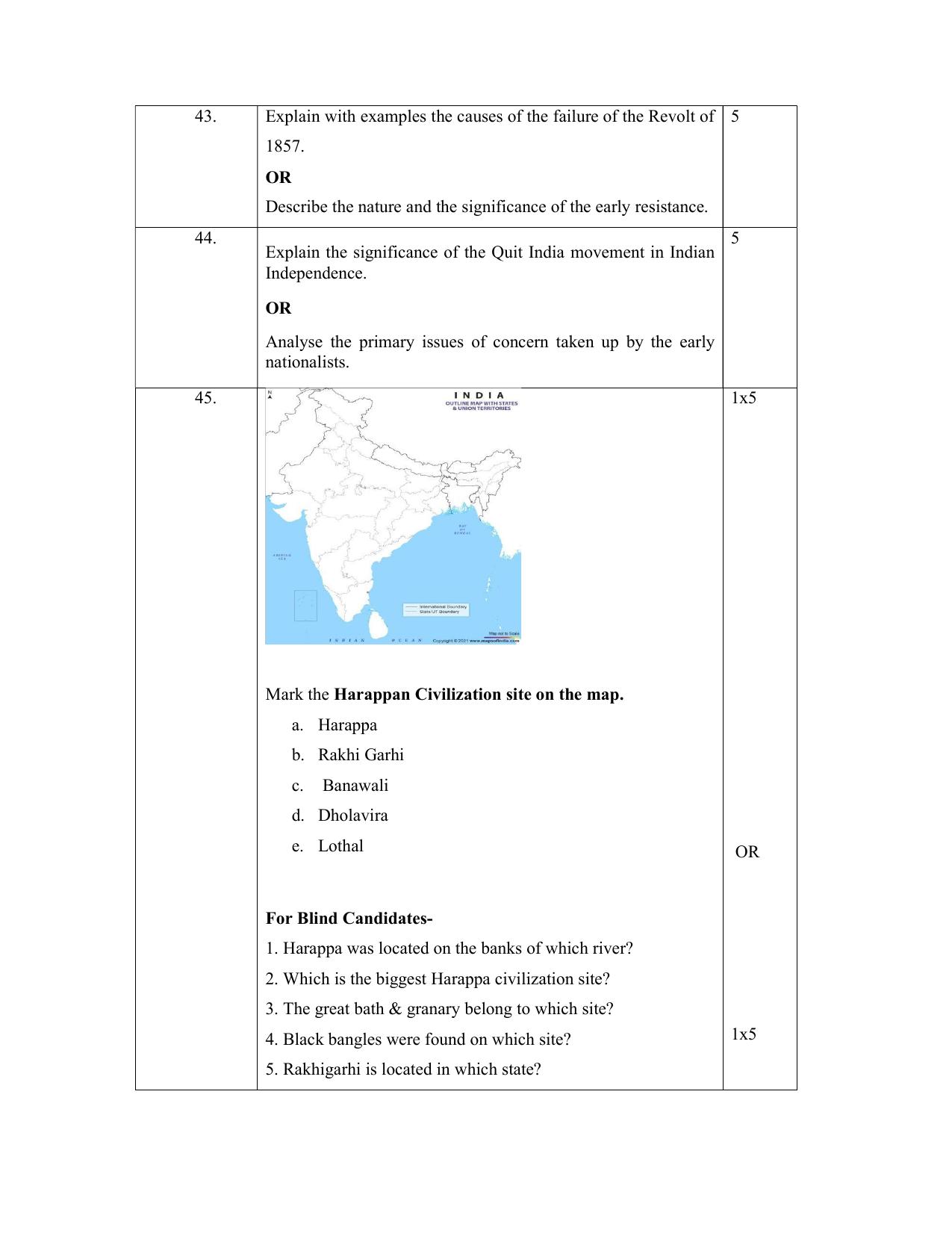 NIOS Class 12 History Sample Paper - Page 9