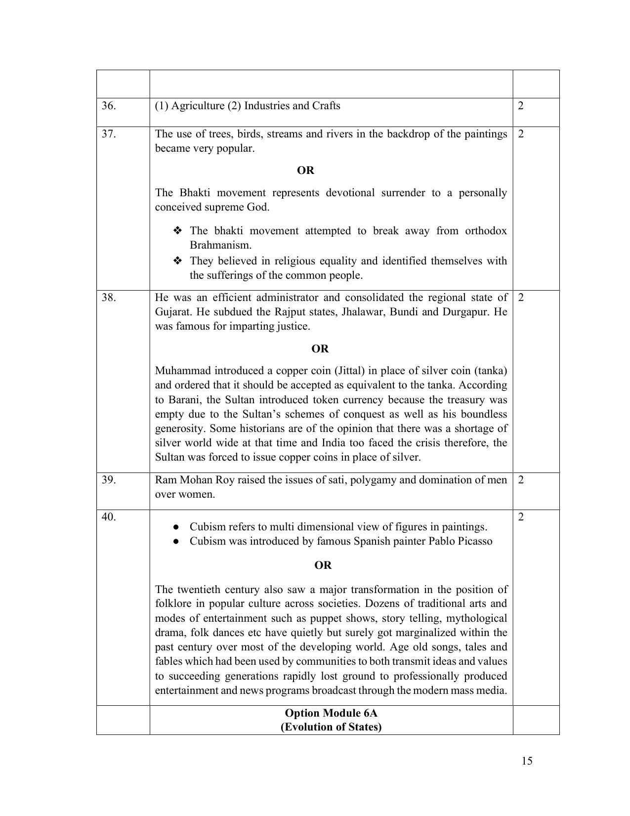 NIOS Class 12 History Sample Paper - Page 15