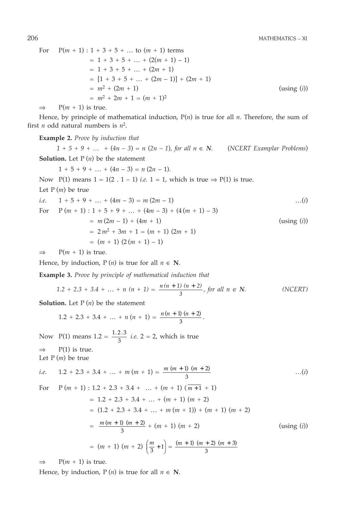 ML Aggarwal Class 11 Solutions: Principle of Mathematical Induction - Page 4