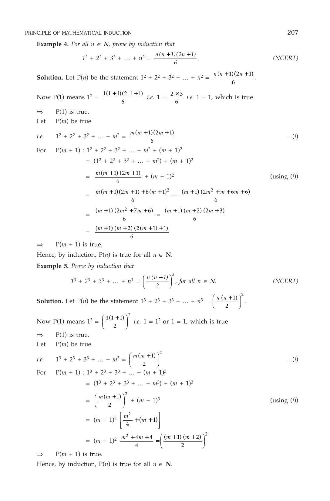 ML Aggarwal Class 11 Solutions: Principle of Mathematical Induction - Page 5