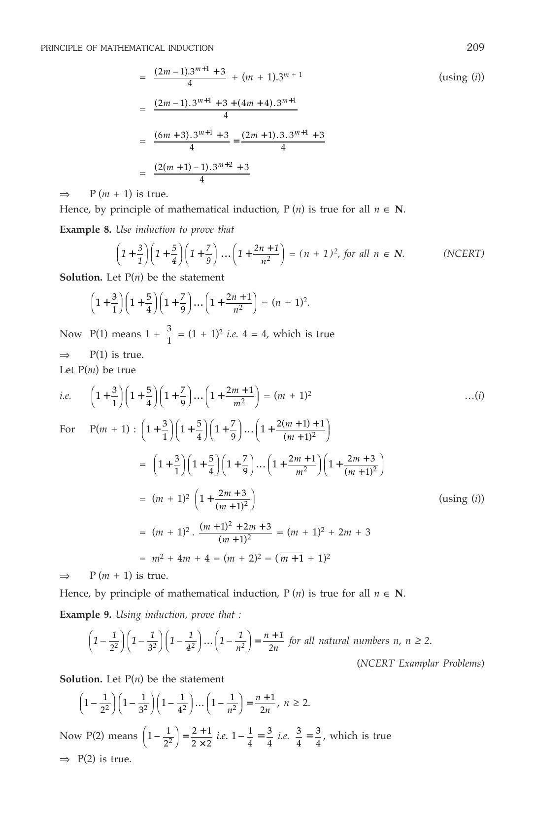 ML Aggarwal Class 11 Solutions: Principle of Mathematical Induction - Page 7