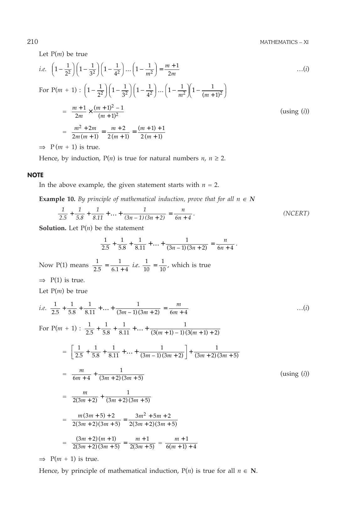 ML Aggarwal Class 11 Solutions: Principle of Mathematical Induction - Page 8