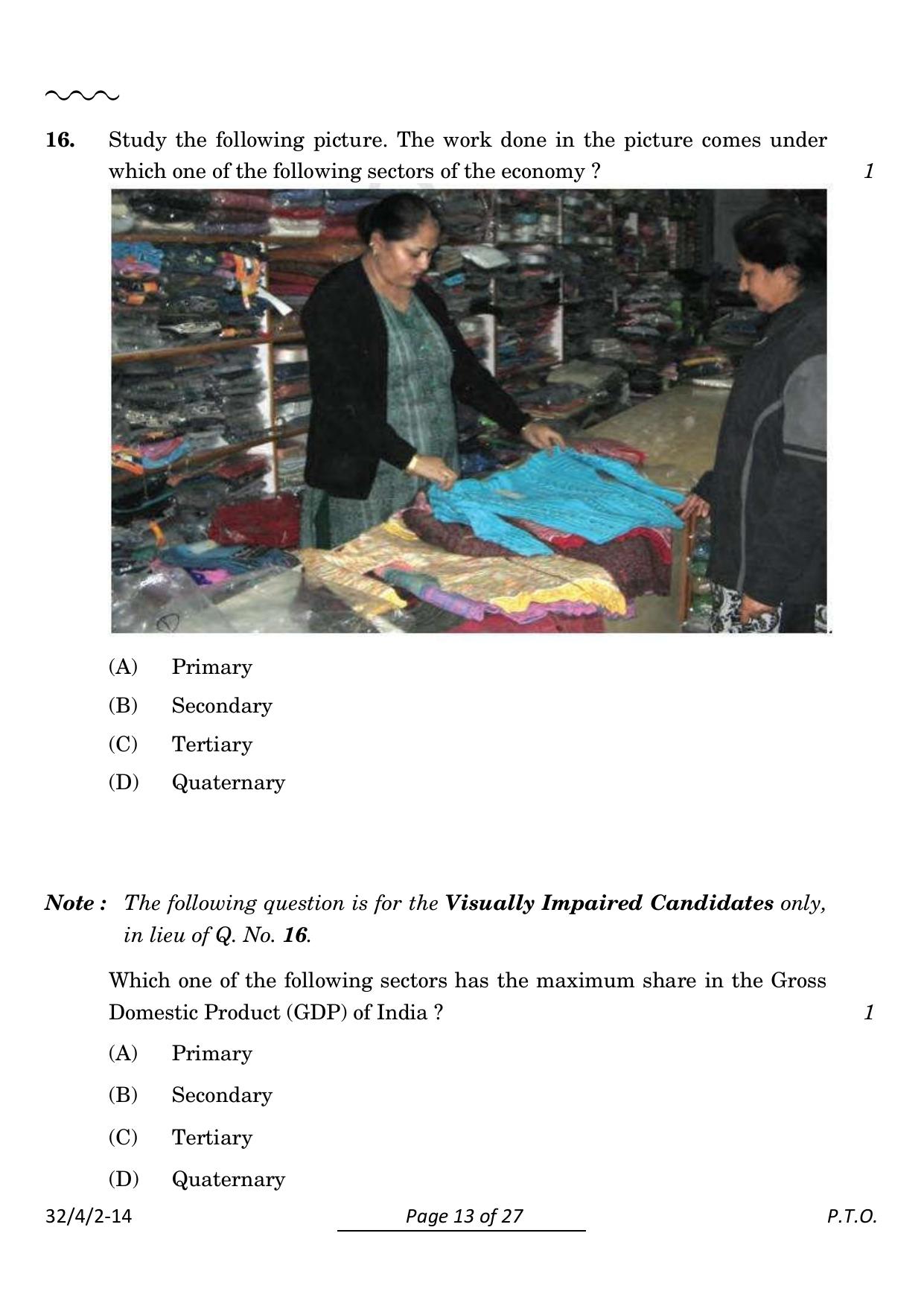 CBSE Class 10 32-4-2 Social Science 2024 Question Paper - Page 13