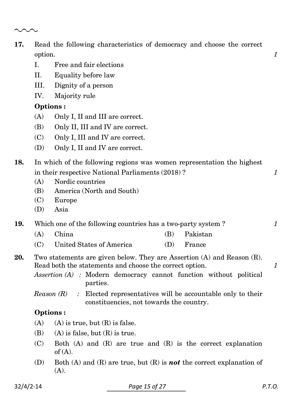 CBSE Class 10 32-4-2 Social Science 2024 Question Paper - Page 15
