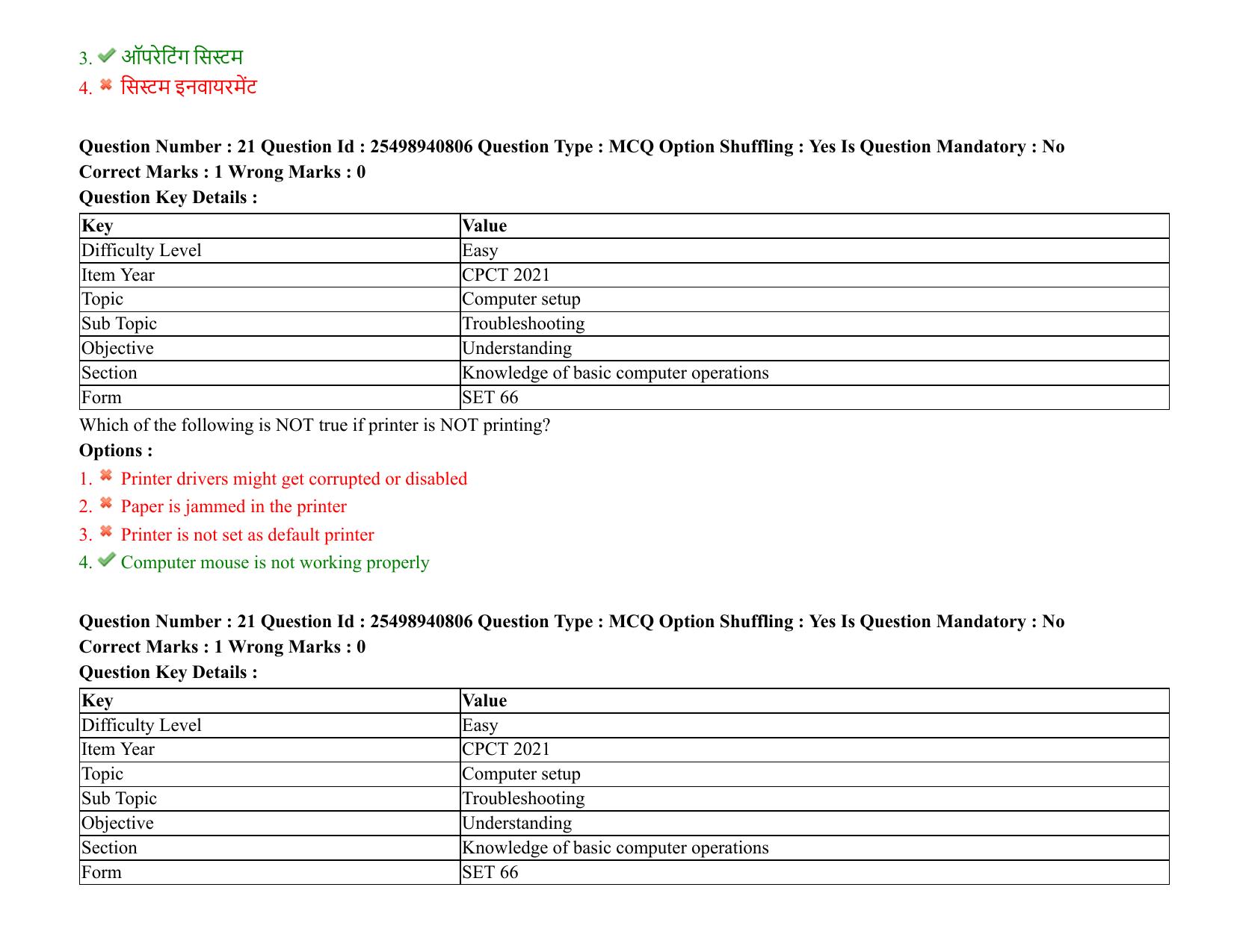 MP CPCT 07 August 2021 Question Paper English Shift 1 - Page 26