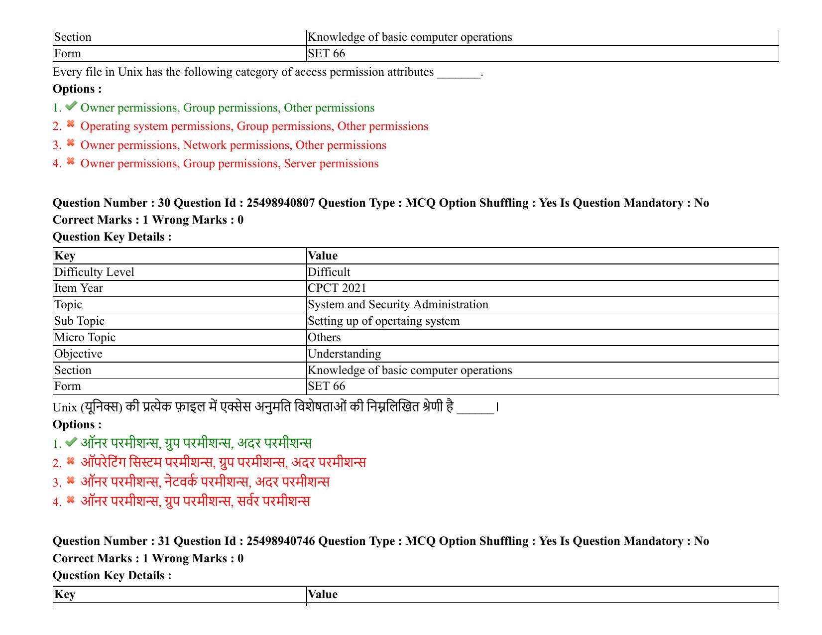 MP CPCT 07 August 2021 Question Paper English Shift 1 - Page 37