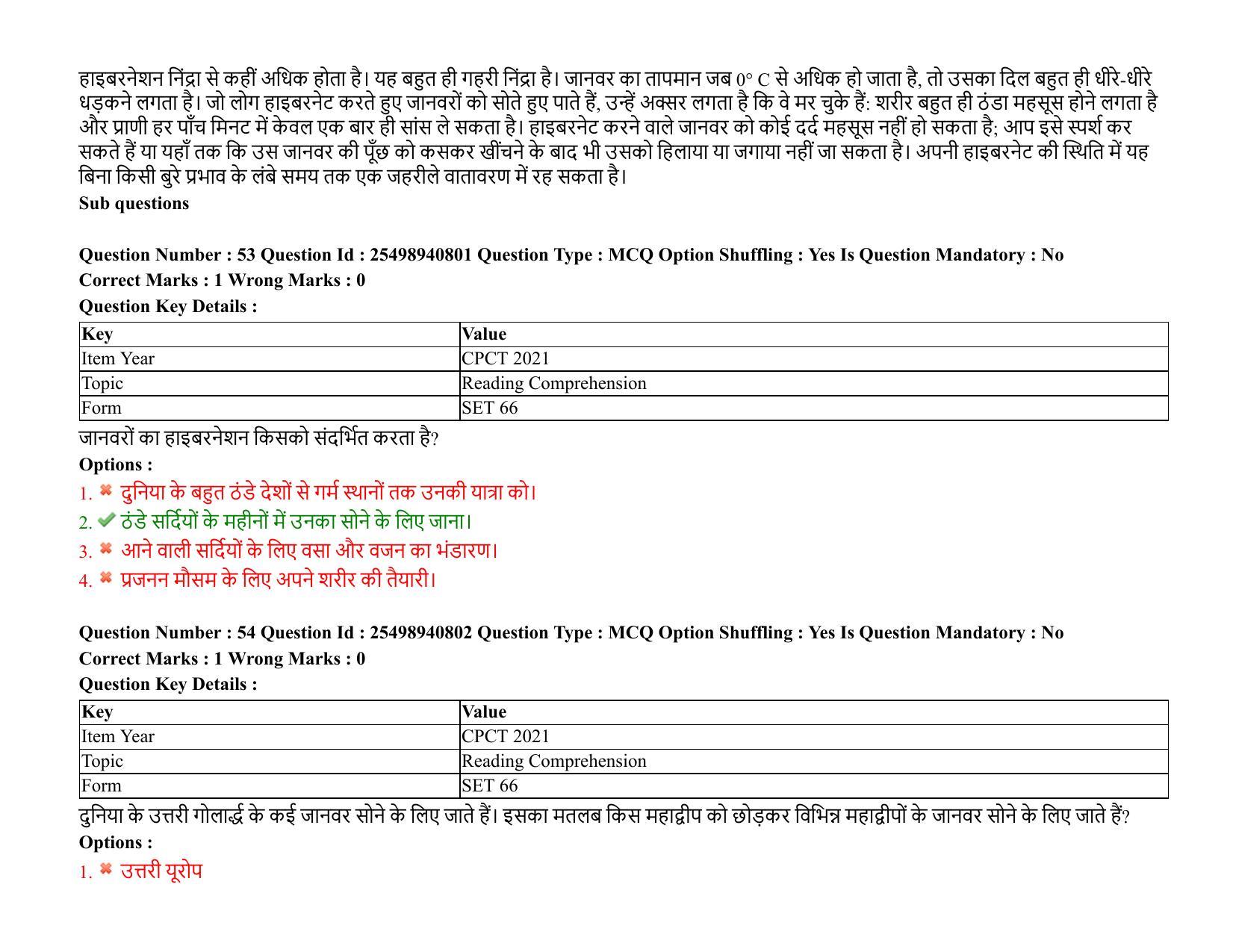 MP CPCT 07 August 2021 Question Paper English Shift 1 - Page 68