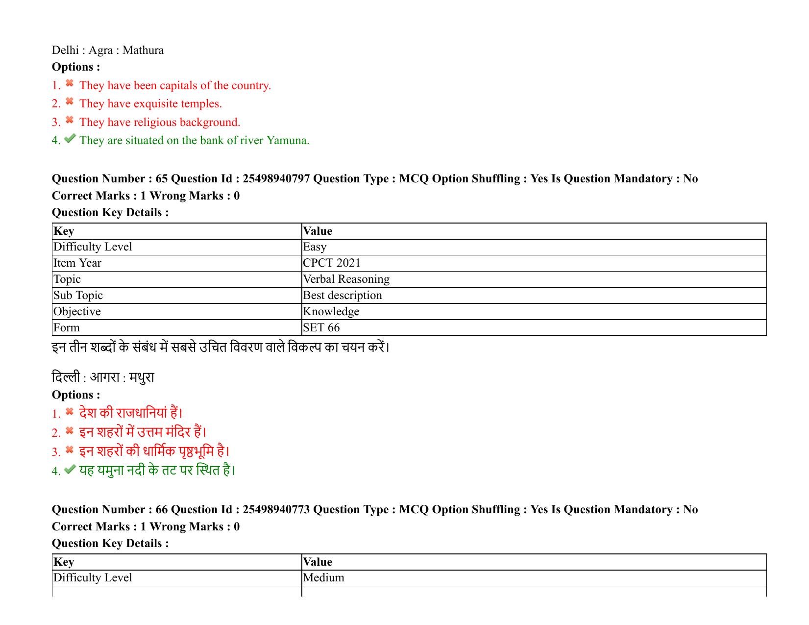 MP CPCT 07 August 2021 Question Paper English Shift 1 - Page 80