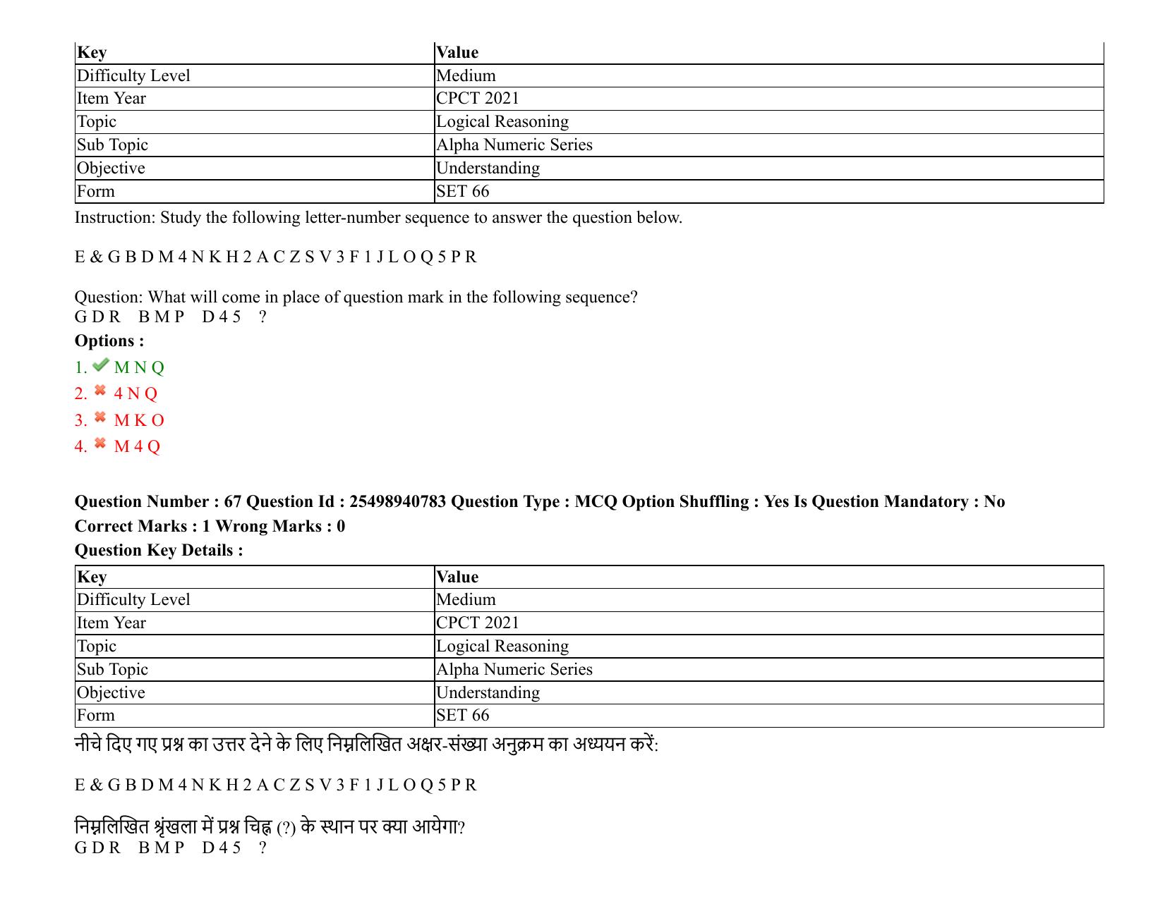 MP CPCT 07 August 2021 Question Paper English Shift 1 - Page 82