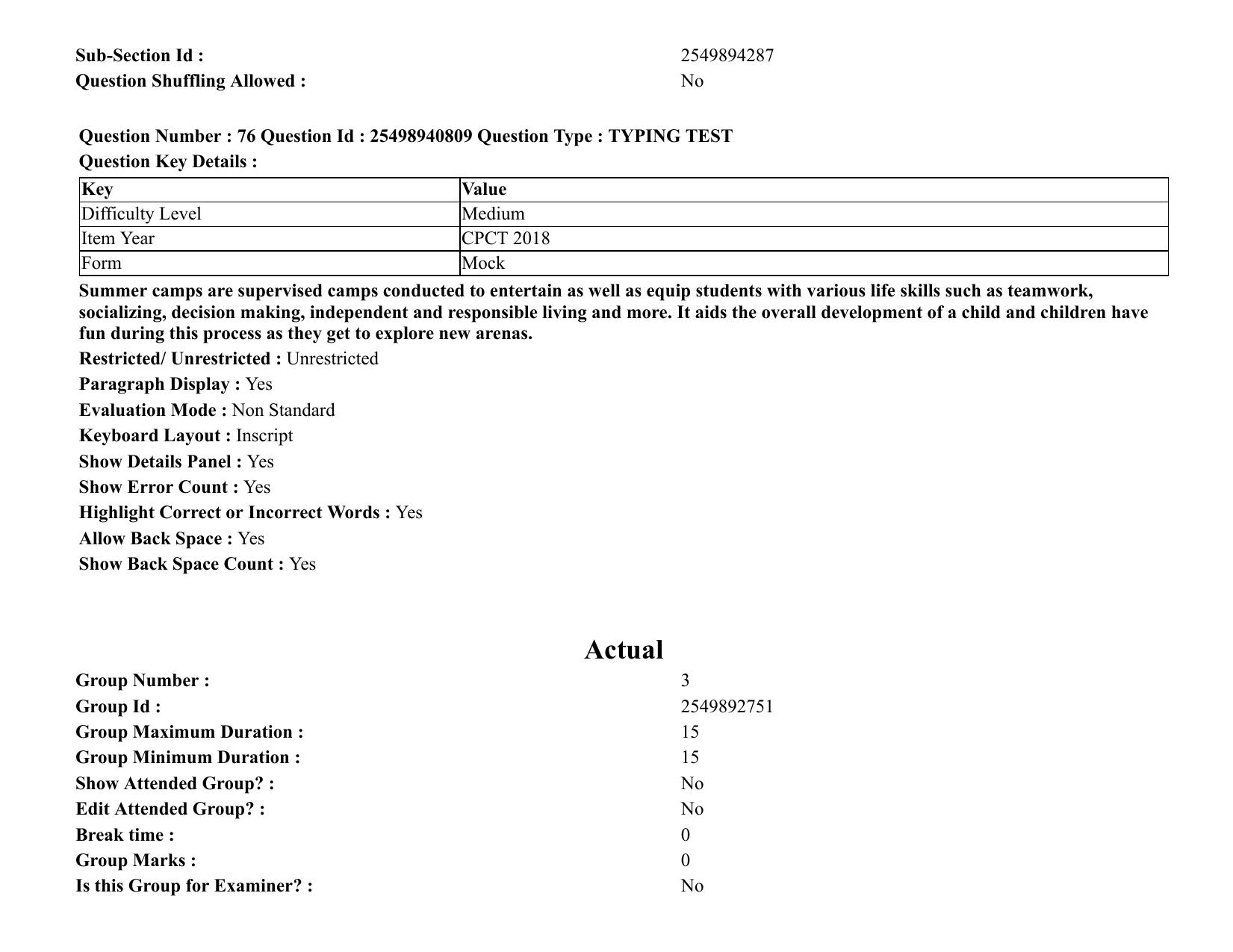 MP CPCT 07 August 2021 Question Paper English Shift 1 - Page 93