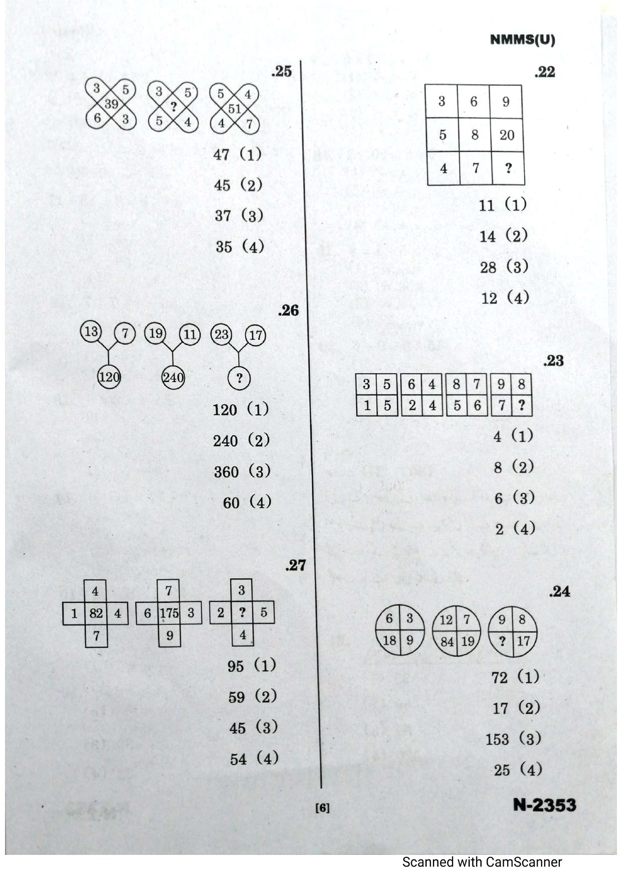 Telangana NMMS Dec 2022 Urdu Question Paper - Page 6
