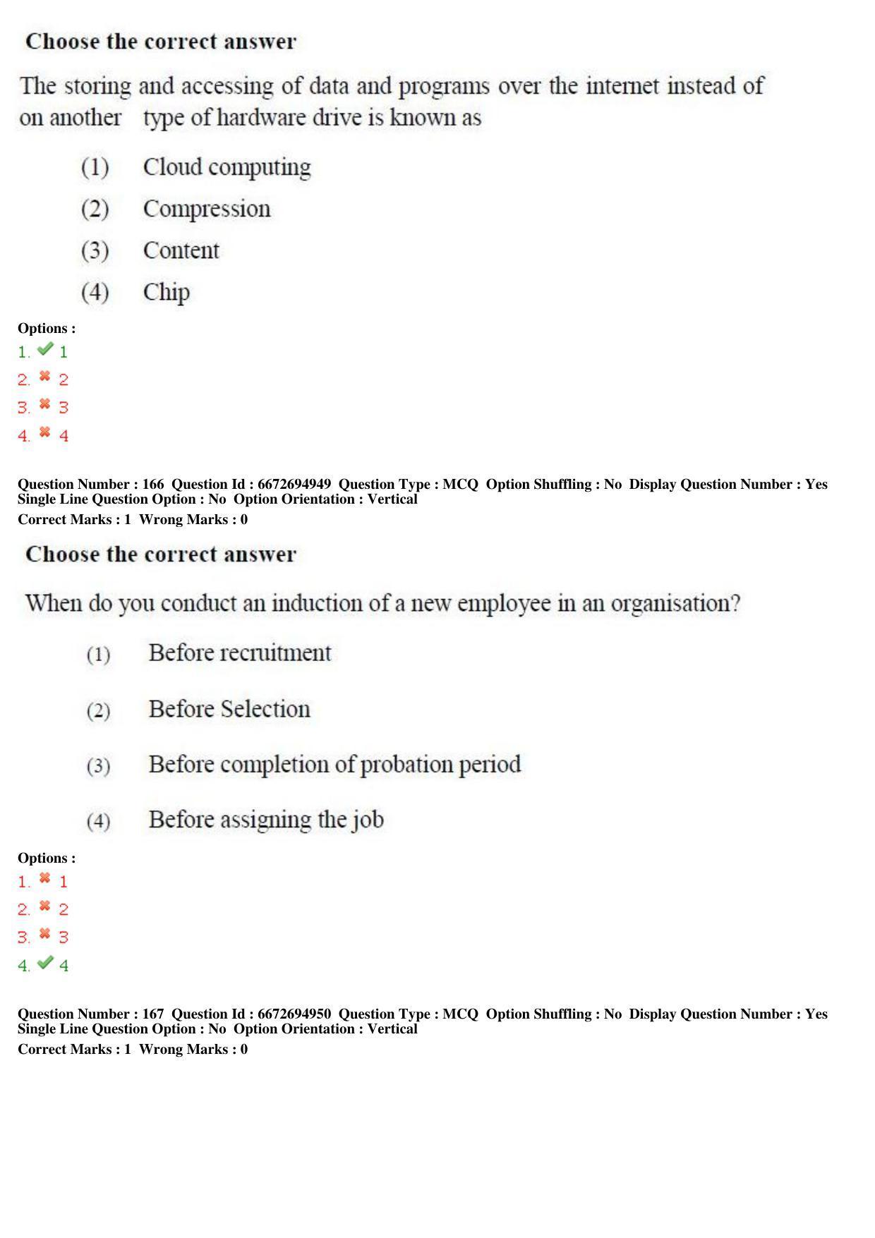 TS ICET 2019 Question Paper 1 - May 23, 2019 - Page 158