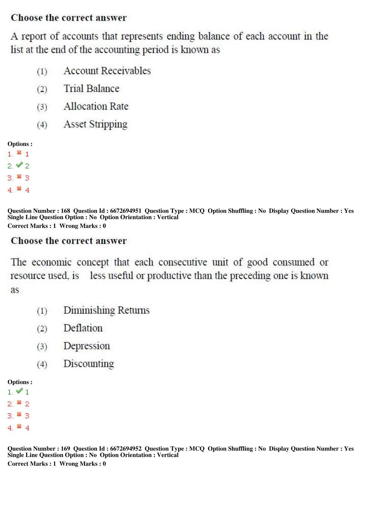TS ICET 2019 Question Paper 1 - May 23, 2019 - Page 159