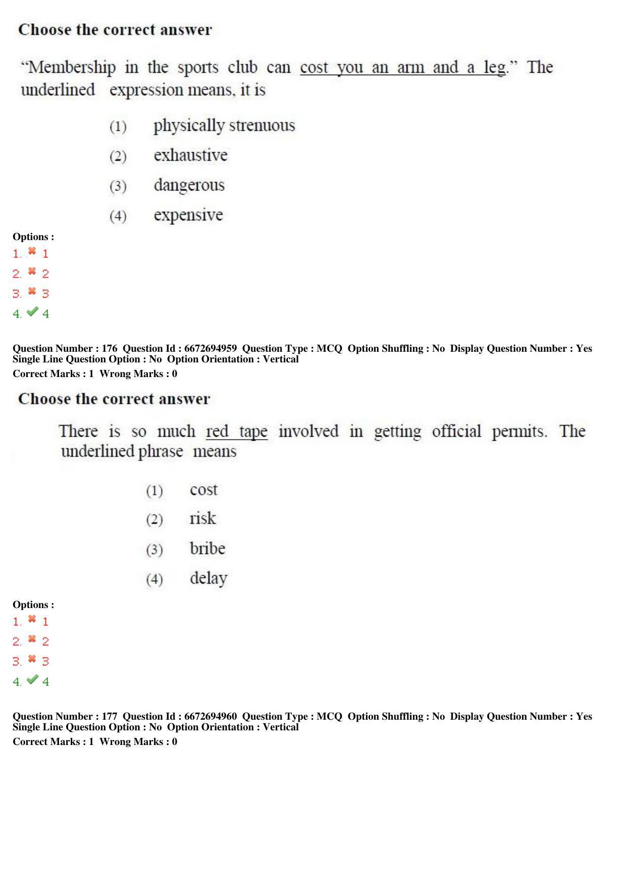TS ICET 2019 Question Paper 1 - May 23, 2019 - Page 163