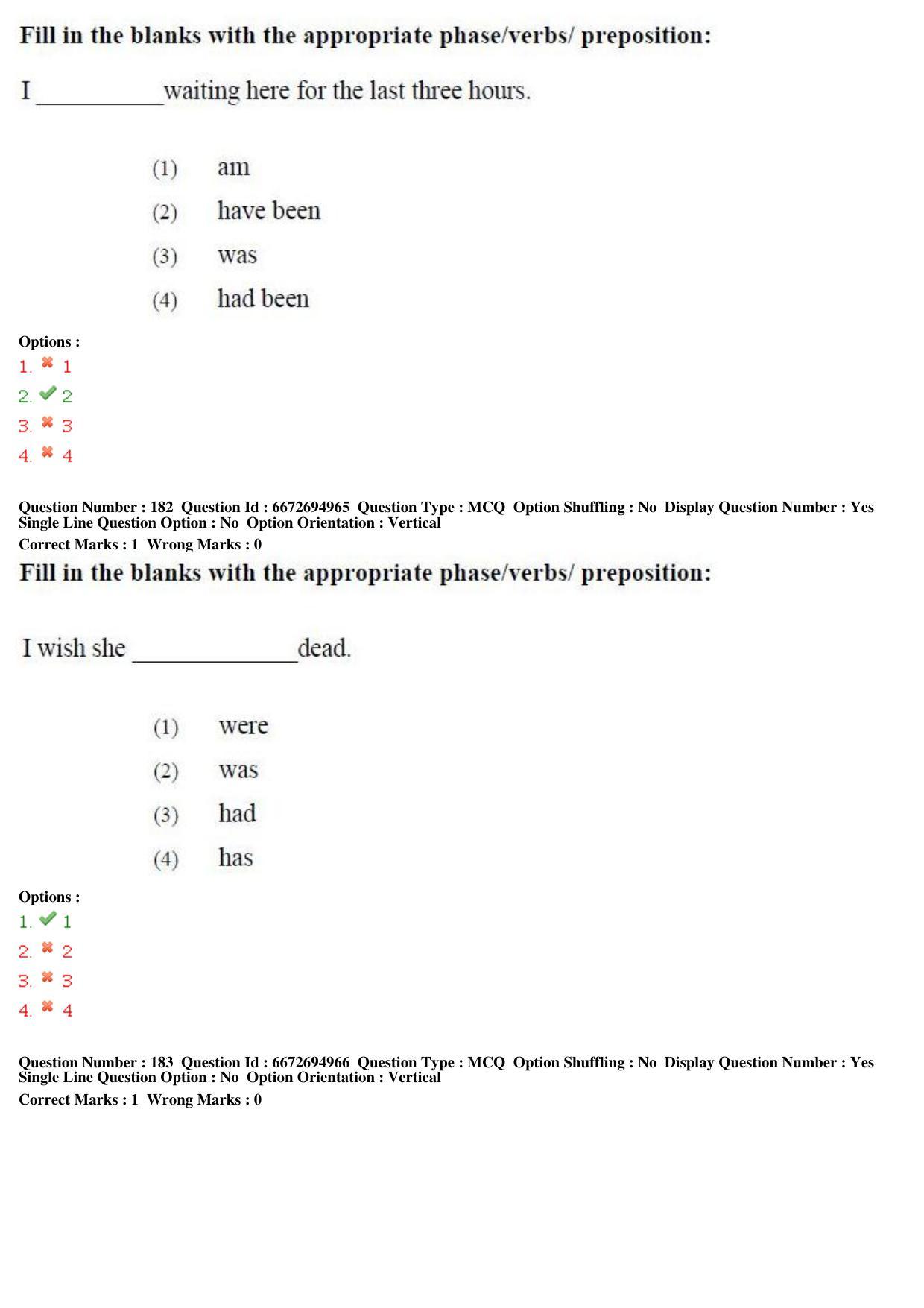 TS ICET 2019 Question Paper 1 - May 23, 2019 - Page 166