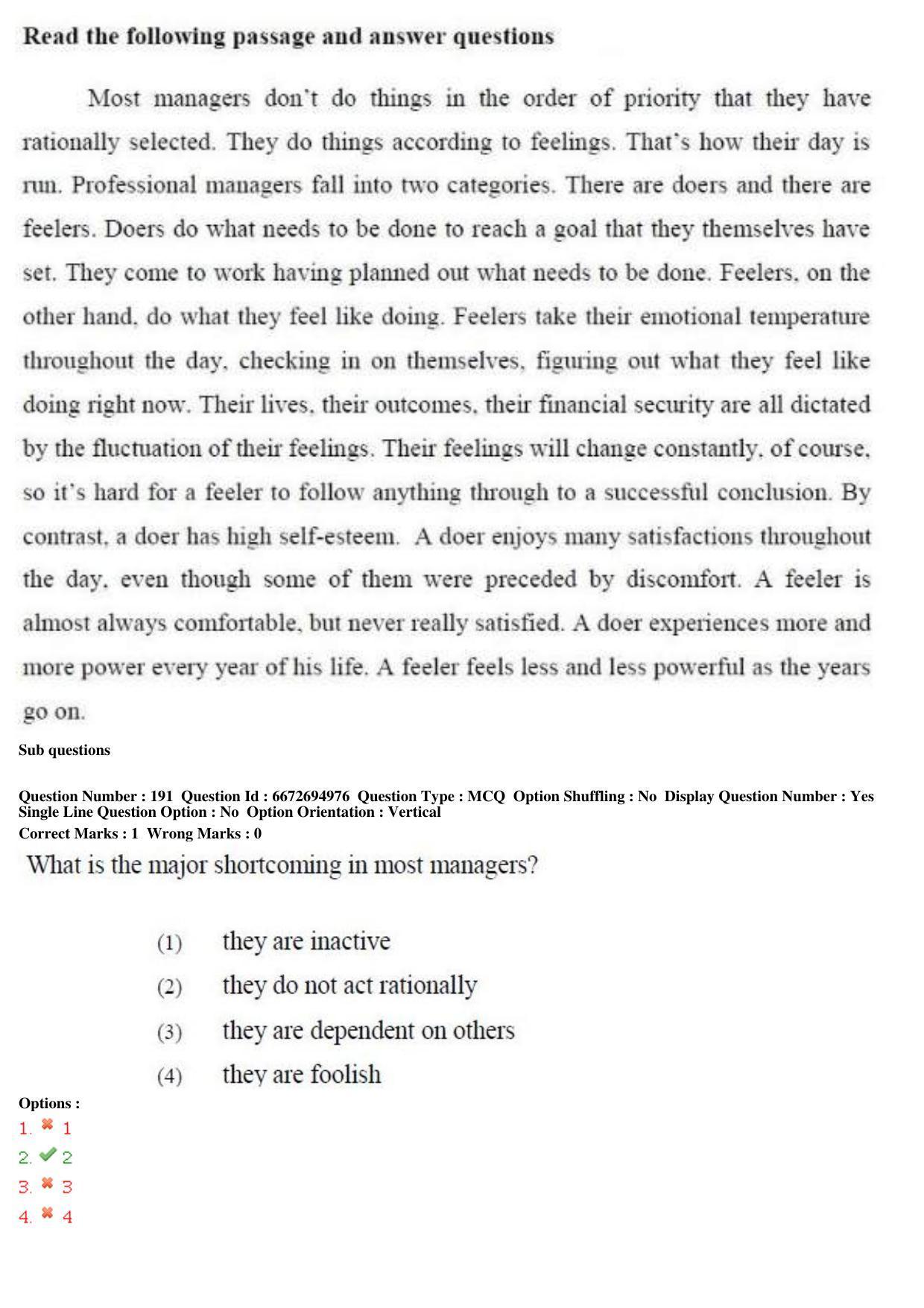 TS ICET 2019 Question Paper 1 - May 23, 2019 - Page 172