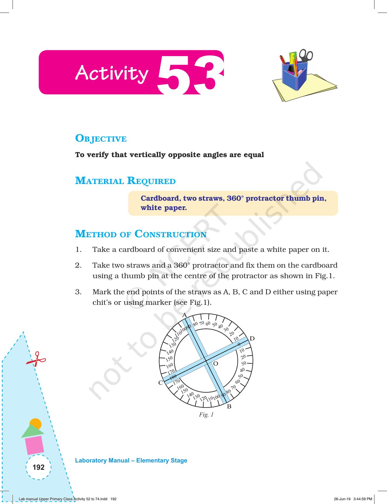 NCERT Laboratory Manuals for Class VI to VIII: Mathematics - Activities for VI to VIII (52- 74) - Page 4