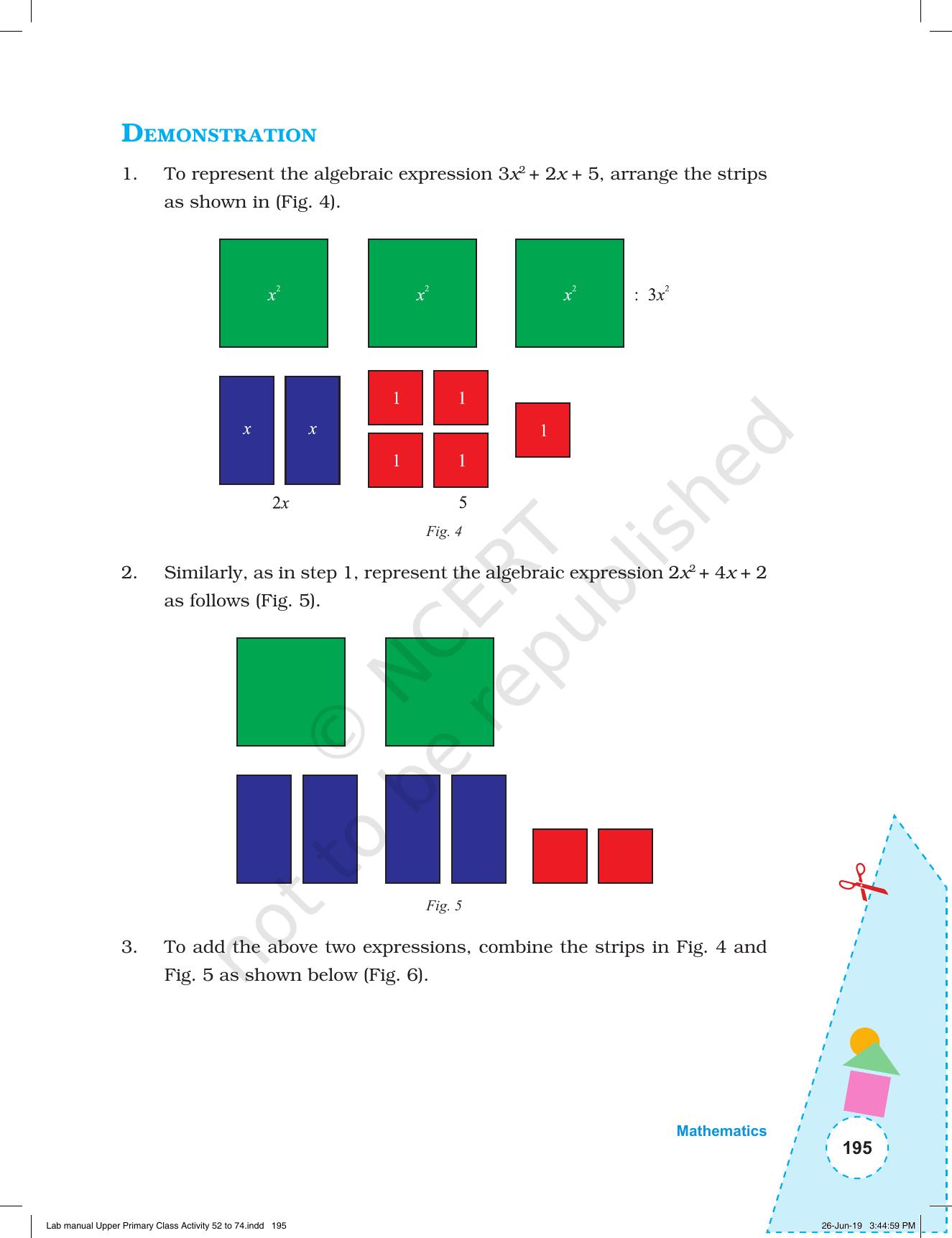 NCERT Laboratory Manuals for Class VI to VIII: Mathematics - Activities for VI to VIII (52- 74) - Page 7