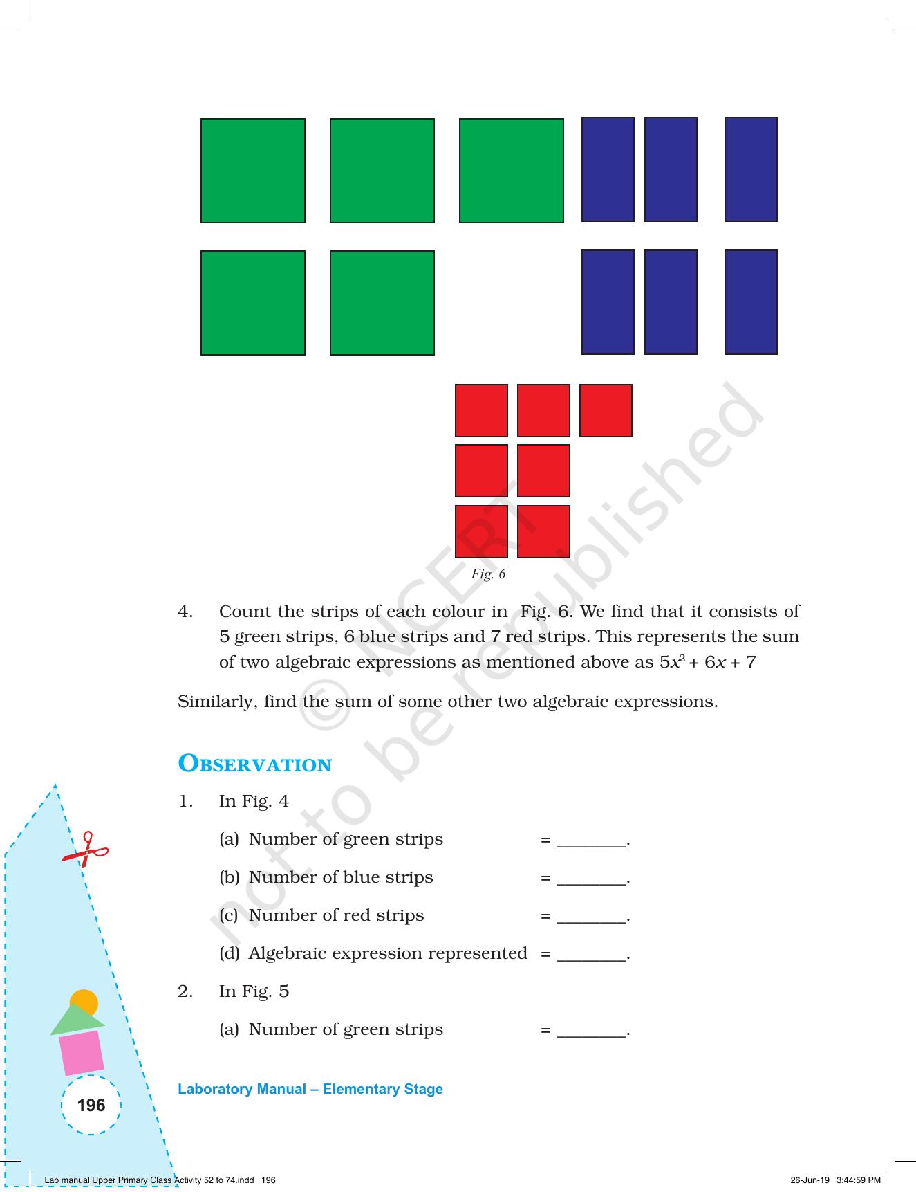 NCERT Laboratory Manuals for Class VI to VIII: Mathematics - Activities for VI to VIII (52- 74) - Page 8