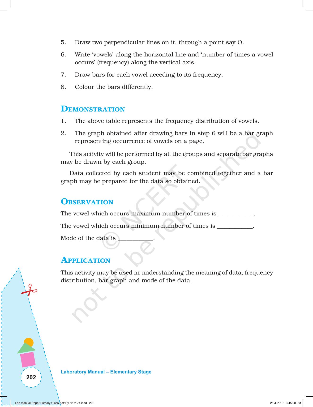 NCERT Laboratory Manuals for Class VI to VIII: Mathematics - Activities for VI to VIII (52- 74) - Page 14