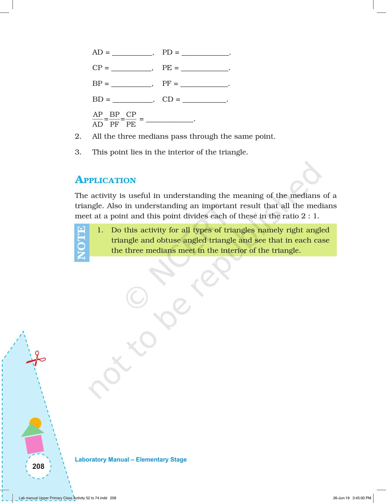 NCERT Laboratory Manuals for Class VI to VIII: Mathematics - Activities for VI to VIII (52- 74) - Page 20