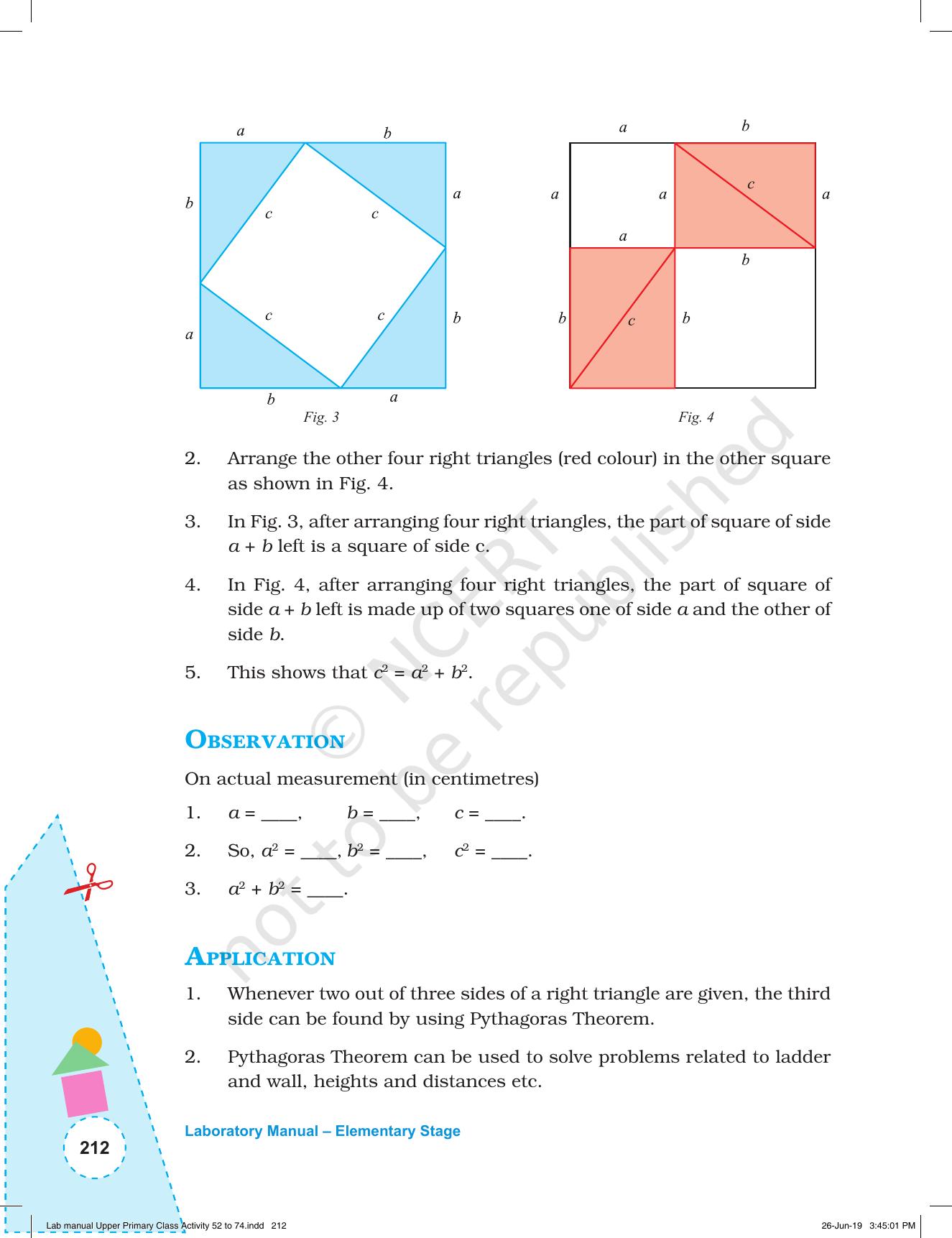 NCERT Laboratory Manuals for Class VI to VIII: Mathematics - Activities for VI to VIII (52- 74) - Page 24
