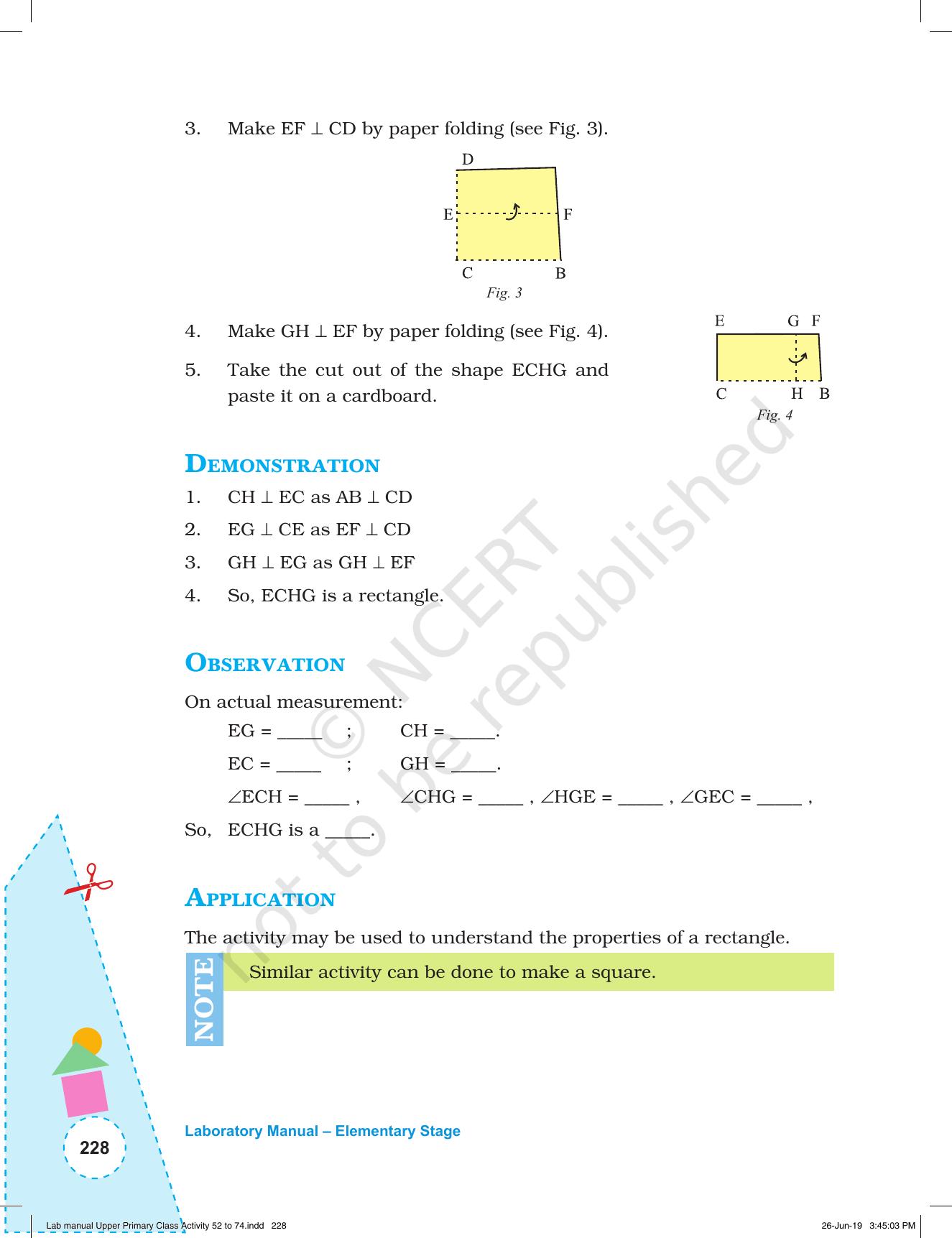 NCERT Laboratory Manuals for Class VI to VIII: Mathematics - Activities for VI to VIII (52- 74) - Page 40