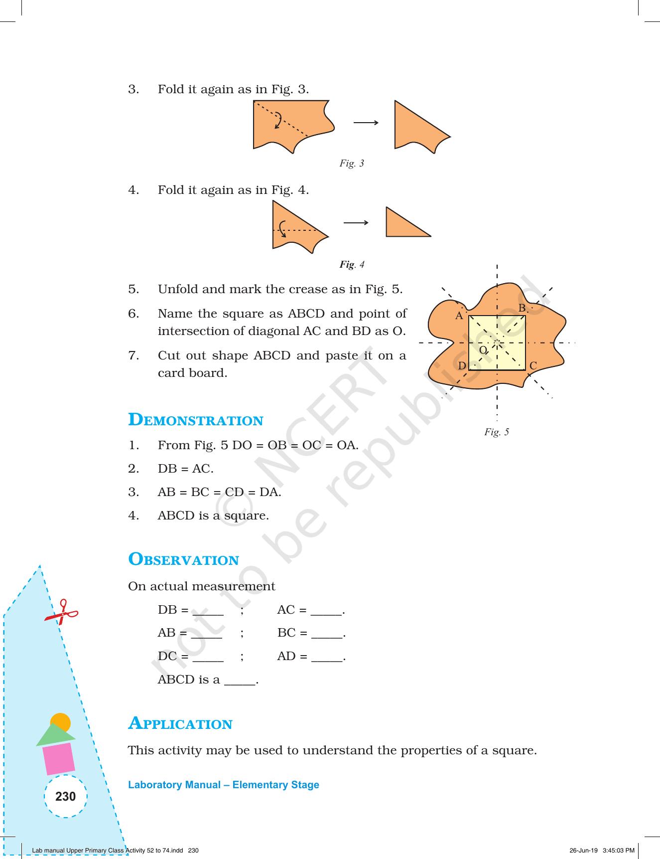 NCERT Laboratory Manuals for Class VI to VIII: Mathematics - Activities for VI to VIII (52- 74) - Page 42