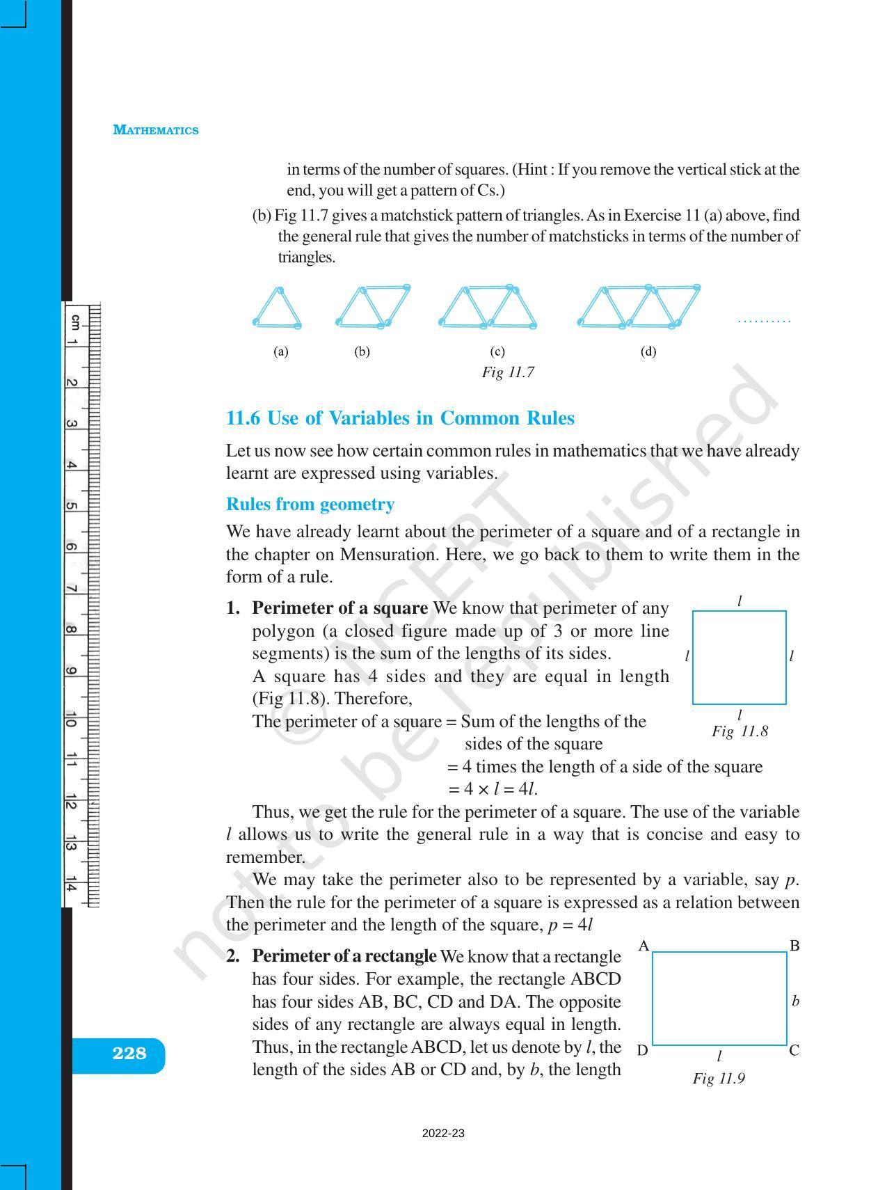 NCERT Book for Class 6 Maths: Chapter 11-Algebra - Page 8