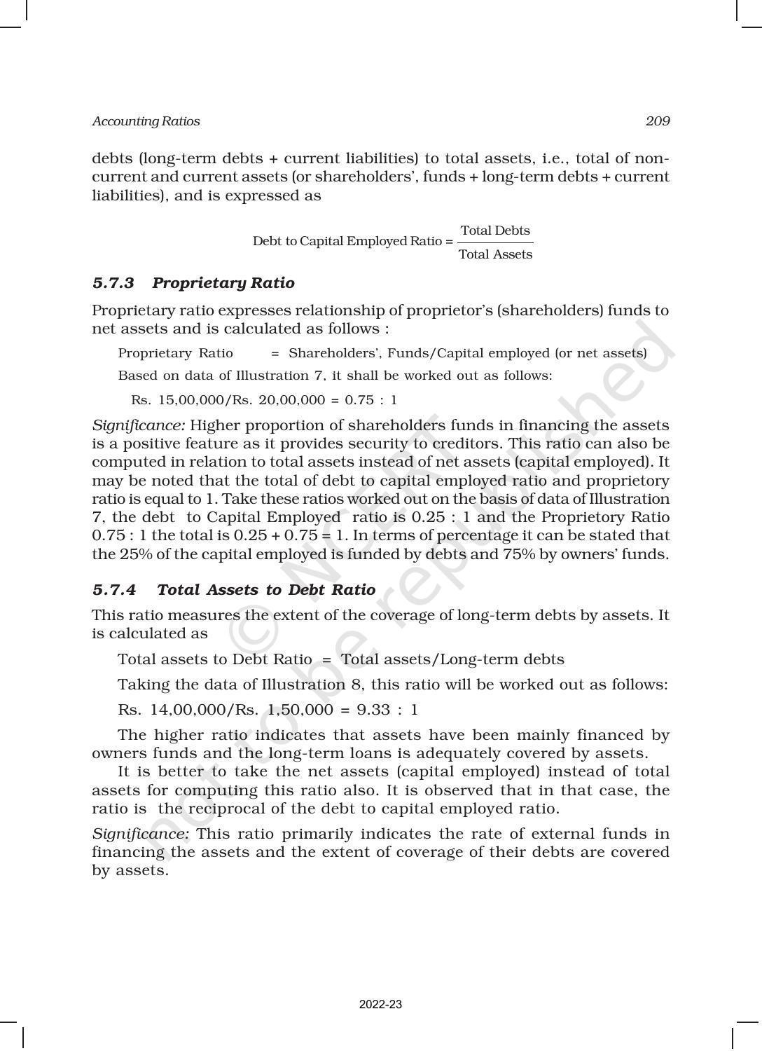 NCERT Book for Class 12 Accountancy Part II Chapter 5 Accounting Ratios - Page 16
