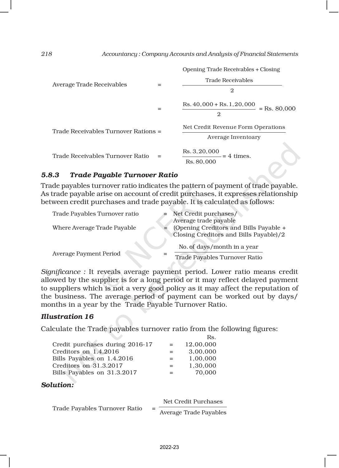 NCERT Book for Class 12 Accountancy Part II Chapter 5 Accounting Ratios - Page 25