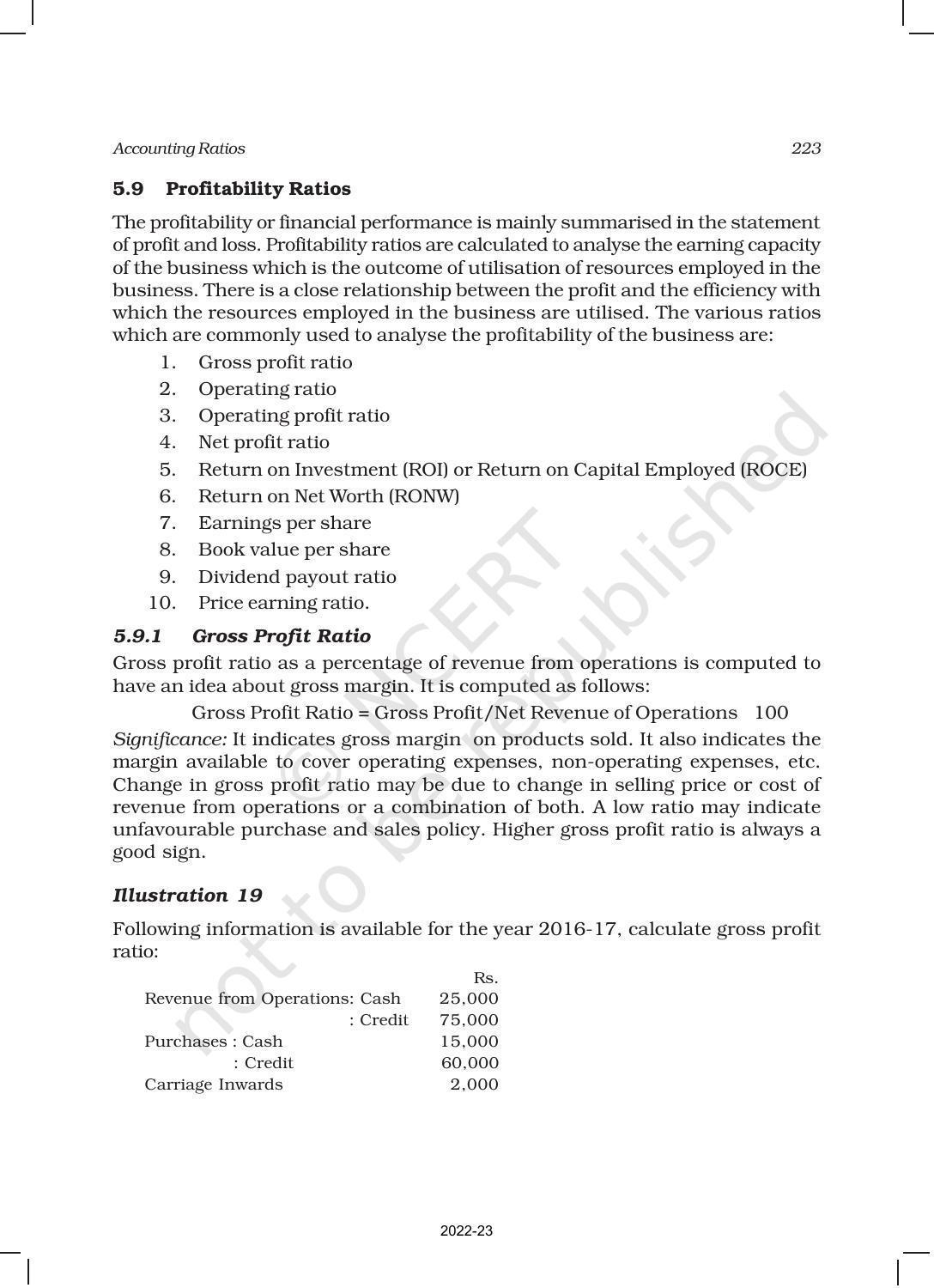 NCERT Book for Class 12 Accountancy Part II Chapter 5 Accounting Ratios - Page 30