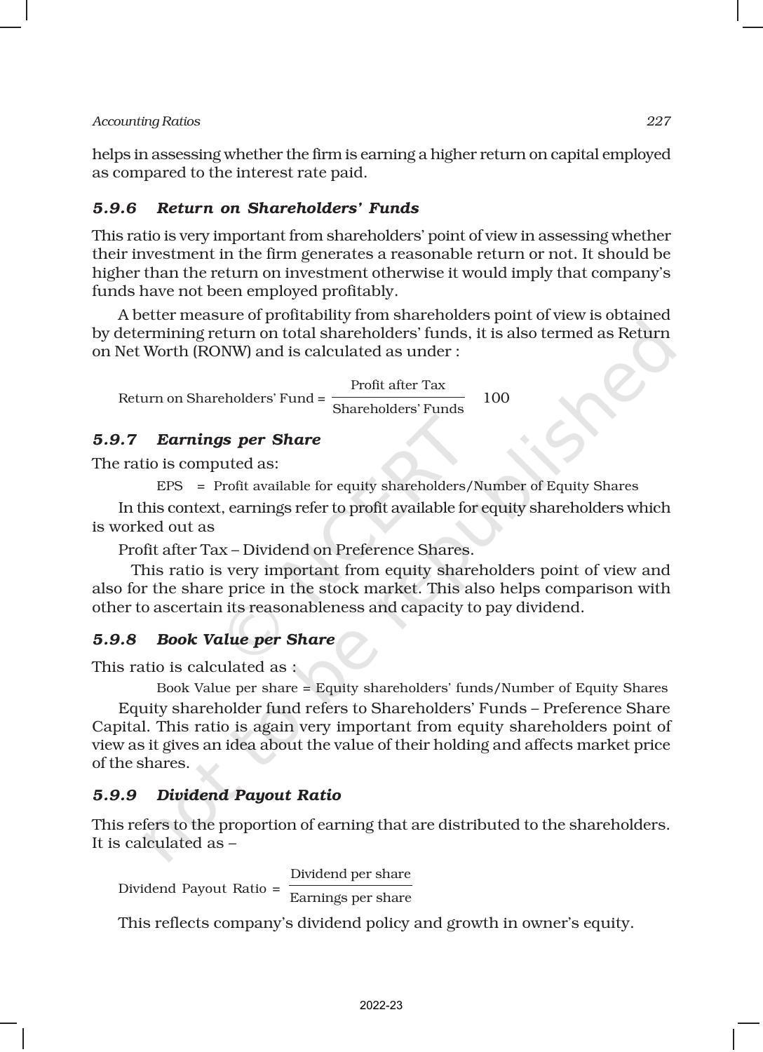 NCERT Book for Class 12 Accountancy Part II Chapter 5 Accounting Ratios - Page 34