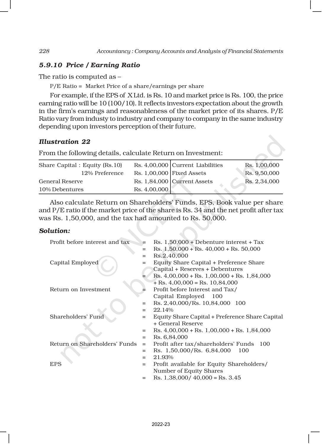 NCERT Book for Class 12 Accountancy Part II Chapter 5 Accounting Ratios - Page 35