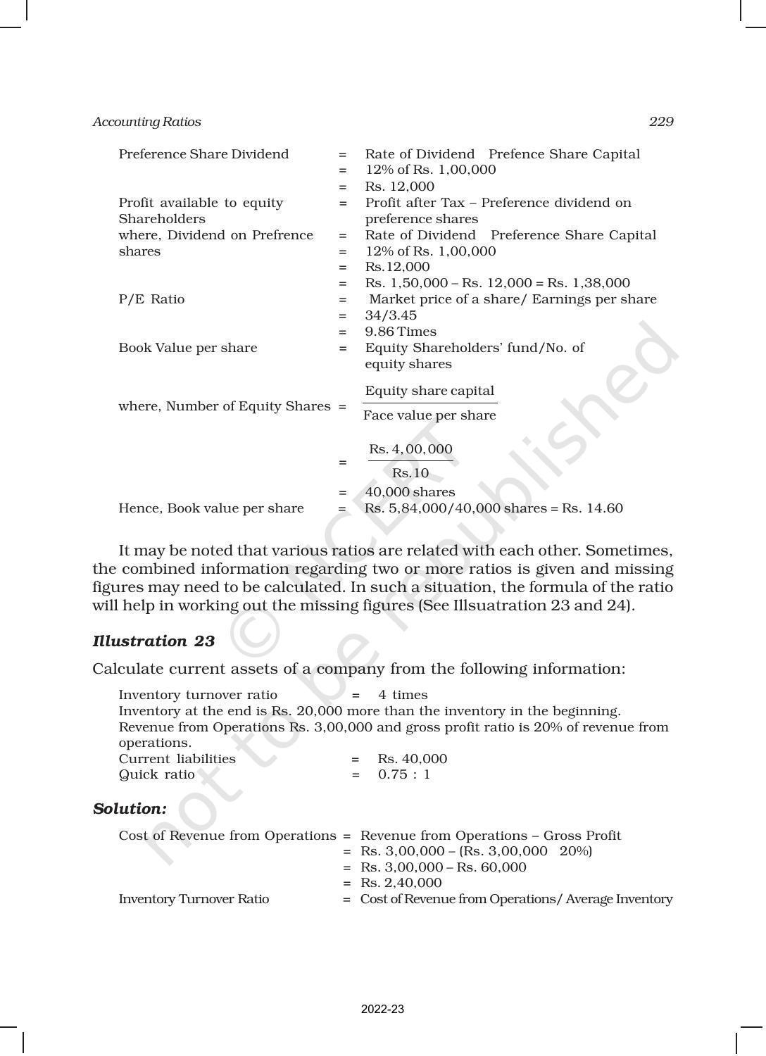 NCERT Book for Class 12 Accountancy Part II Chapter 5 Accounting Ratios - Page 36
