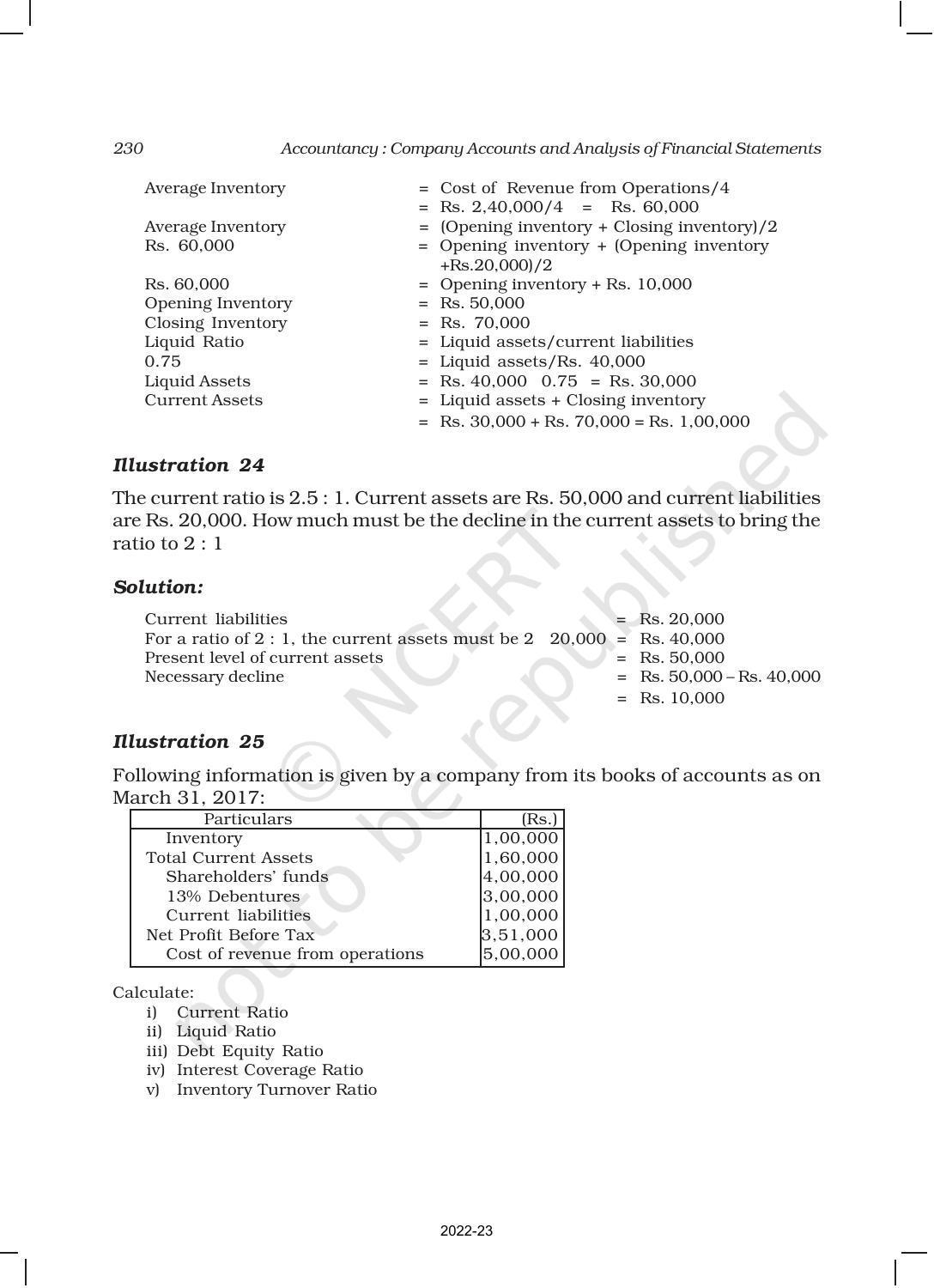 NCERT Book for Class 12 Accountancy Part II Chapter 5 Accounting Ratios - Page 37