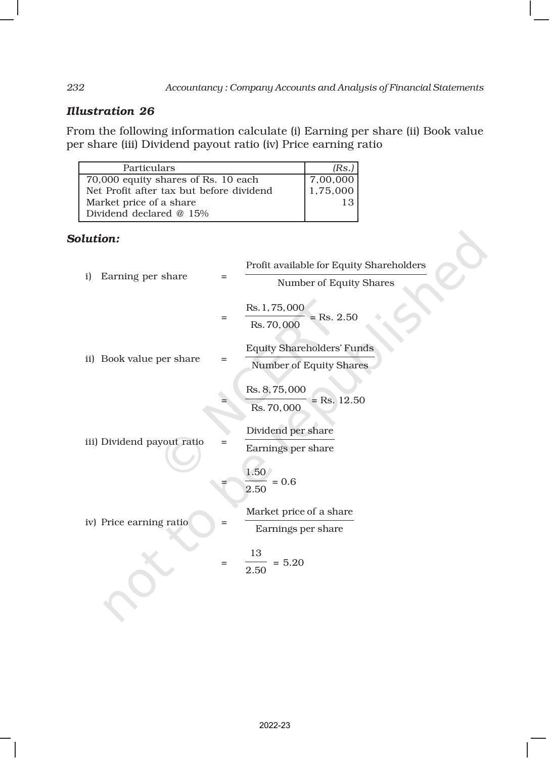 NCERT Book for Class 12 Accountancy Part II Chapter 5 Accounting Ratios - Page 39