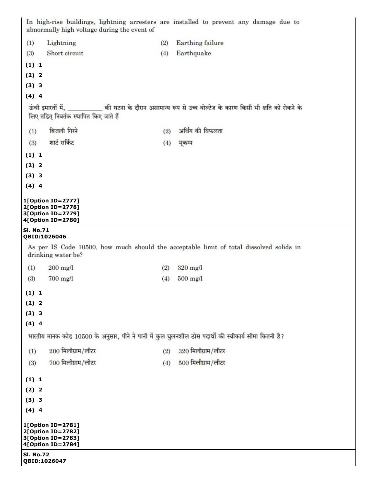 CUET (PG) 2022: PGQP-21 Architecture (01-09-2022) Question Paper - Page 43