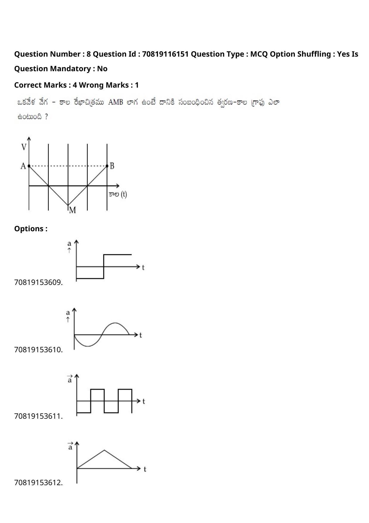 JEE Mains 2021: BTech Telugu (Shift 1) 24-02-2021 Question Paper - Page 11