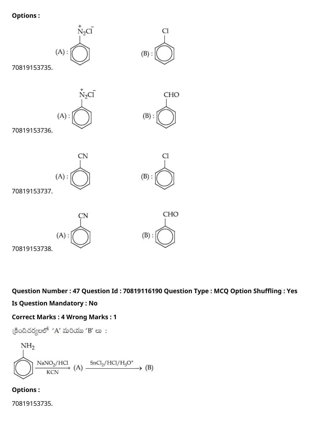 JEE Mains 2021: BTech Telugu (Shift 1) 24-02-2021 Question Paper - Page 58
