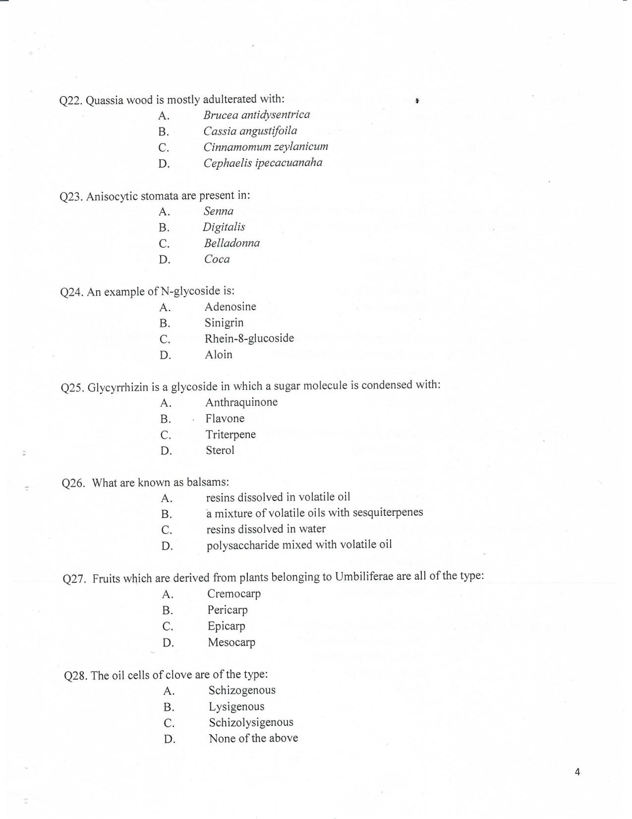 KUET 2023 M.Pharma Question Paper - Page 16