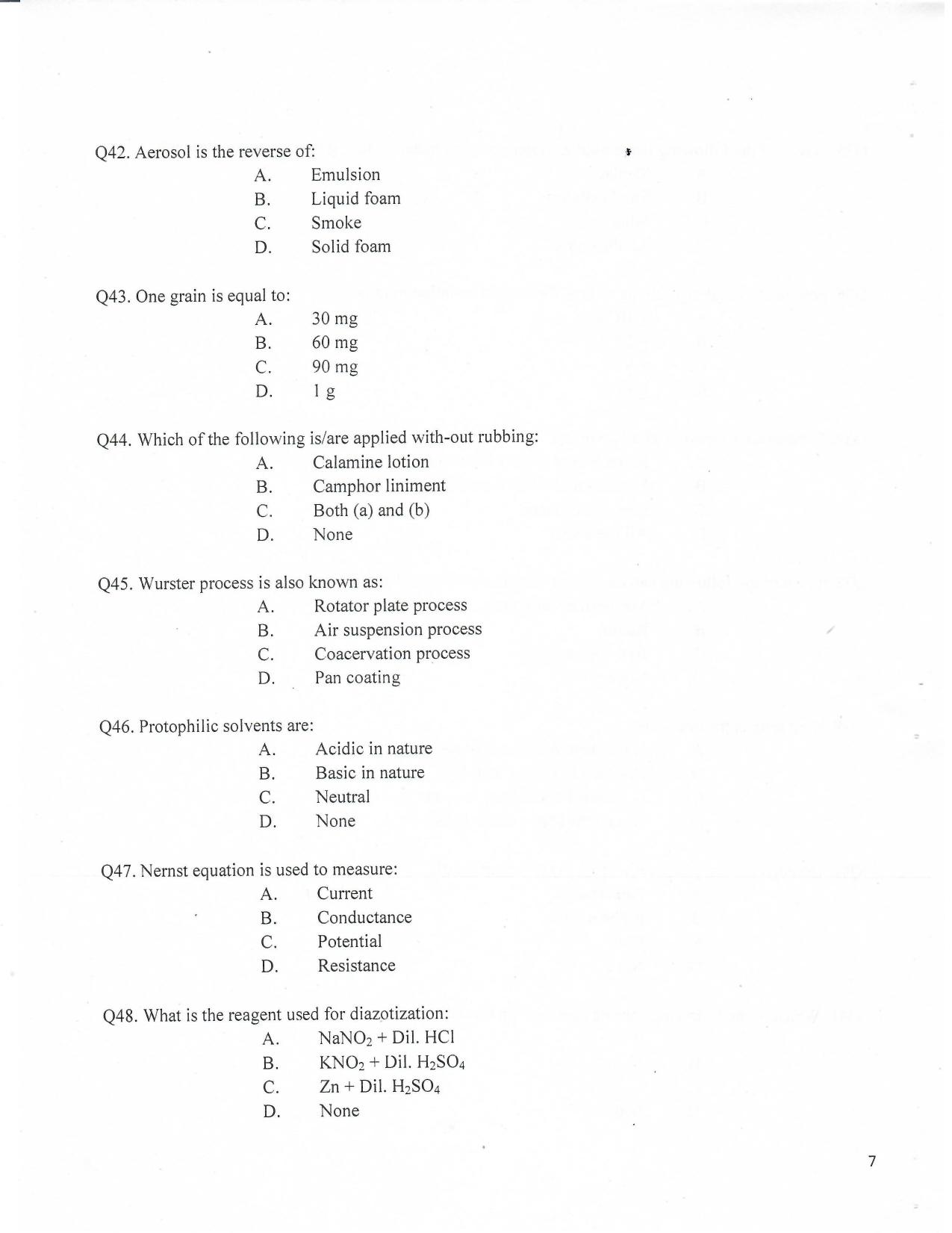 KUET 2023 M.Pharma Question Paper - Page 19