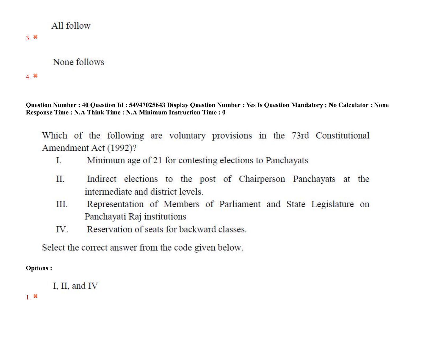 AP RCET 2022: Buddhist Studies - 18-10-2022 (Tuesday) Session-II: Question Paper With keys - Page 35