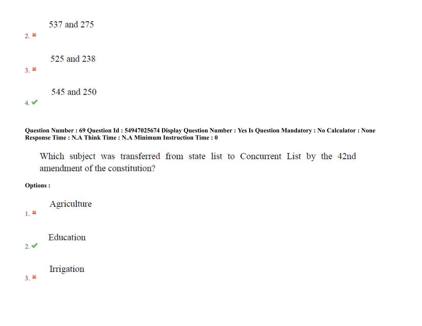 AP RCET 2022: Buddhist Studies - 18-10-2022 (Tuesday) Session-II: Question Paper With keys - Page 59